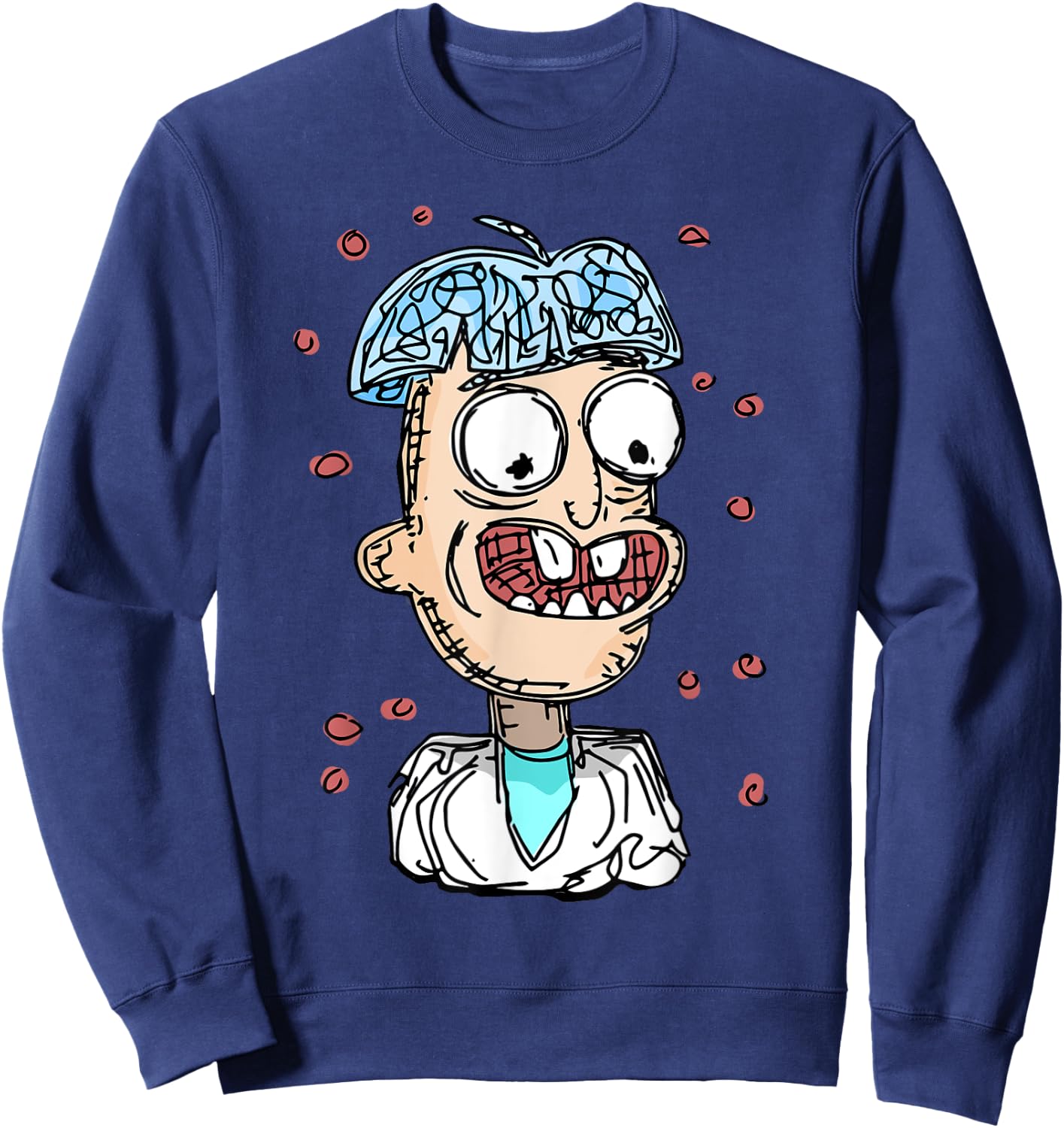 Rick and Morty - Dufus Rick Sweatshirt - Sweatshirt | Navy
