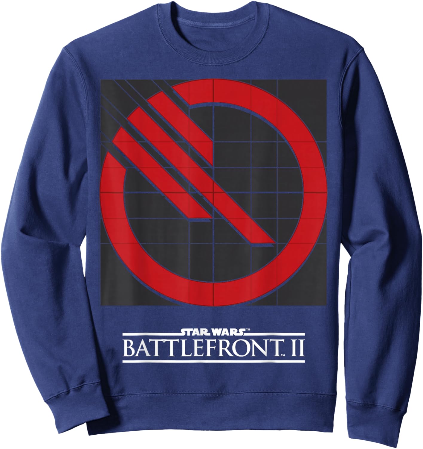 Star Wars Battlefront II Inferno Squad Logo Graphic Sweatshirt - Sweatshirt | Navy