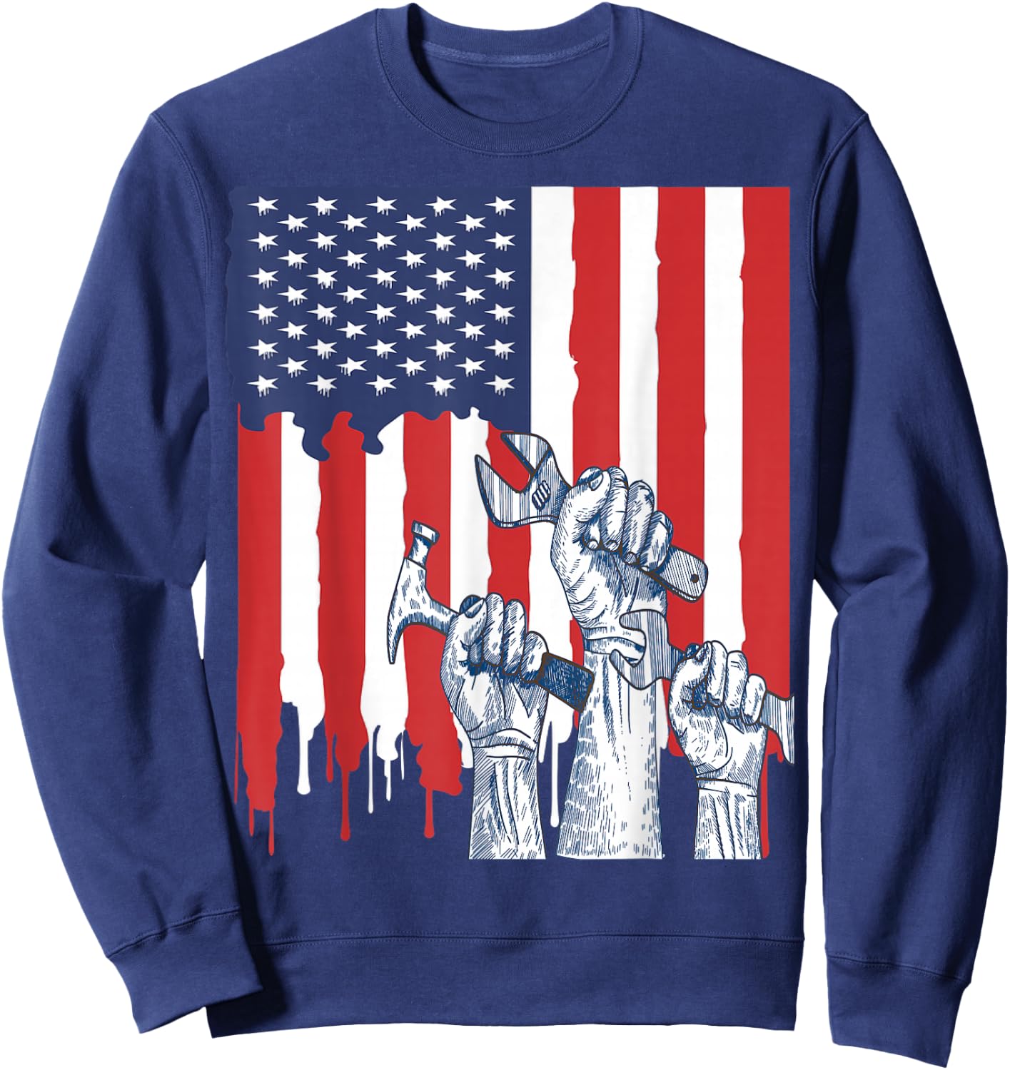 Labor Day Shirt Happy Labor Day Men Women And Youth Sweatshirt - Sweatshirt | Navy
