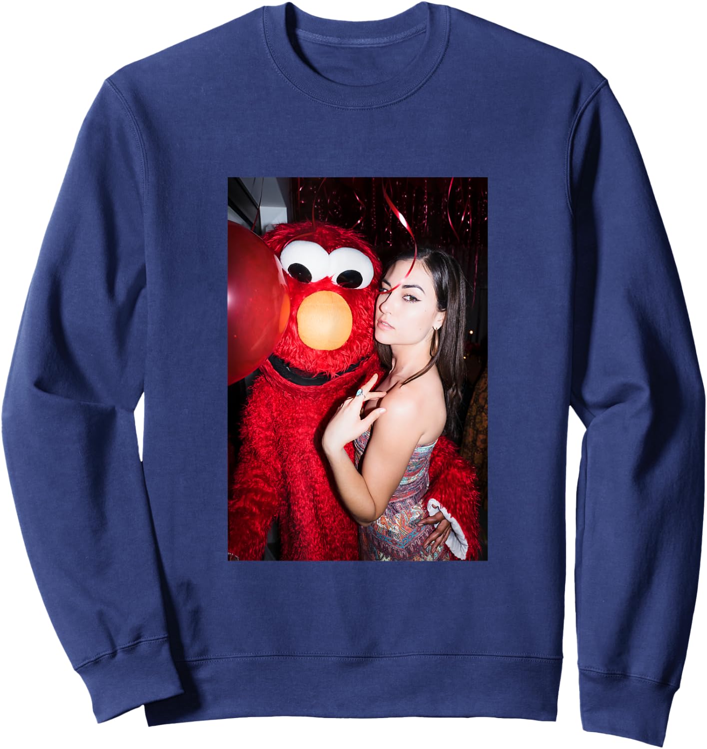 Sasha Grey Graphic Sweatshirt - Sweatshirt | Navy