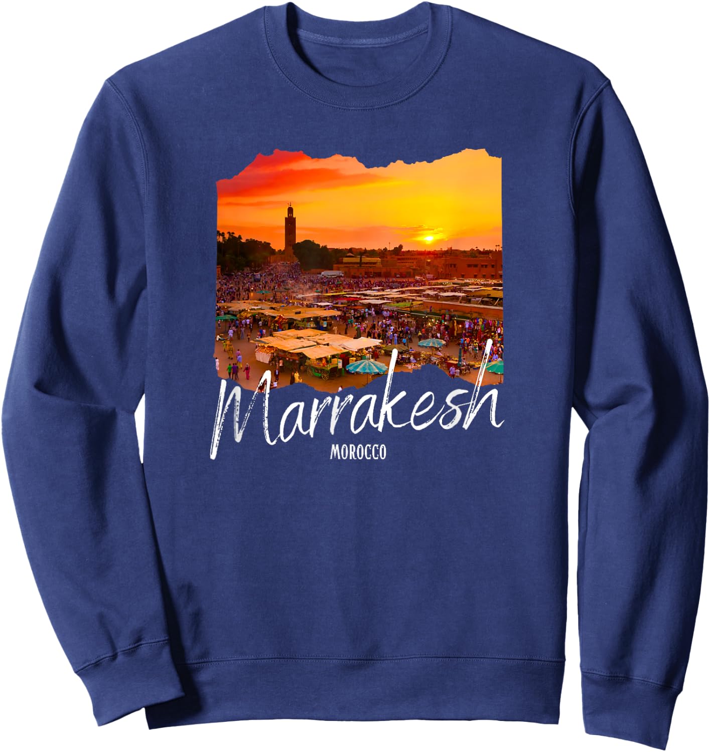 Morocco Marrakesh Souvenir / Marrakesh Sweatshirt - Sweatshirt | Navy