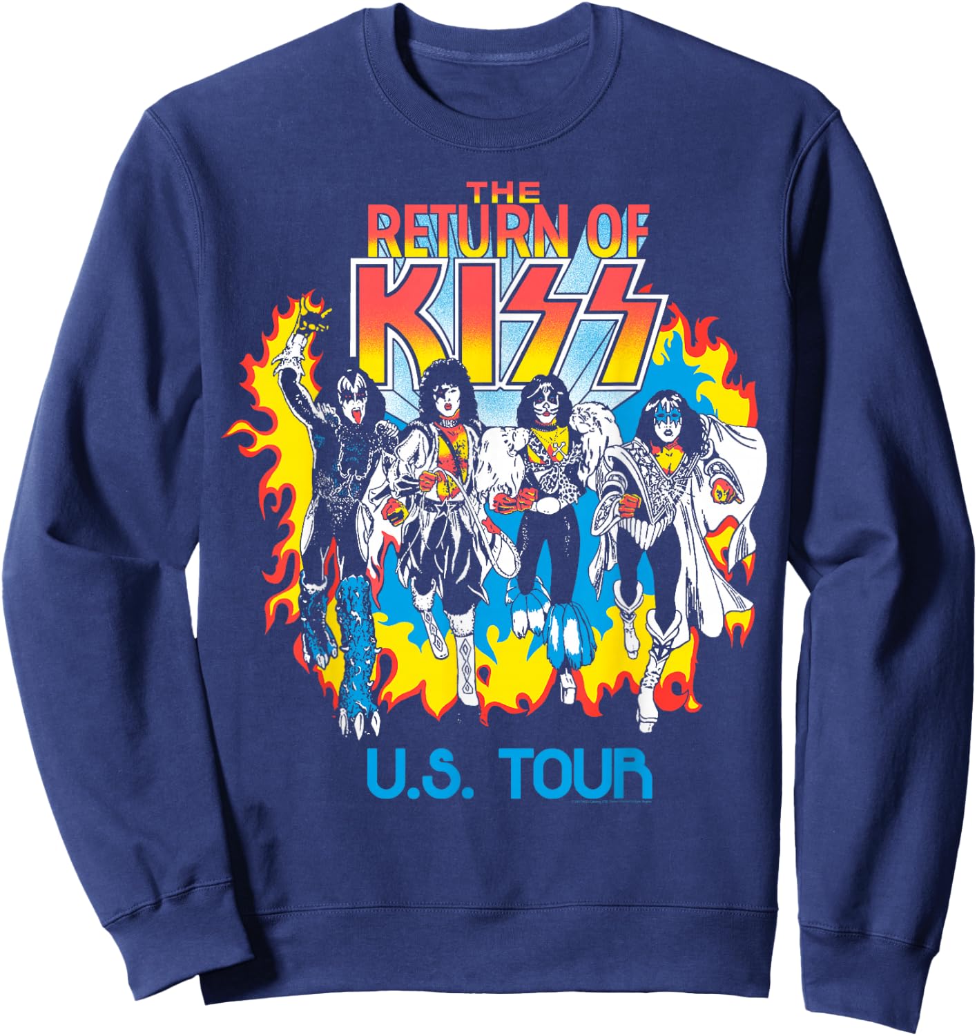 KISS - Return of KISS Sweatshirt - Sweatshirt | Navy