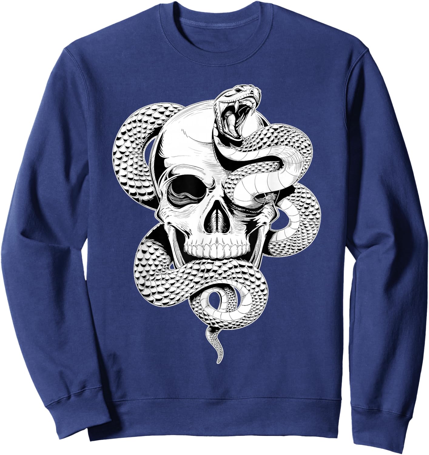 Skull and Snake Sweatshirt - Sweatshirt | Navy