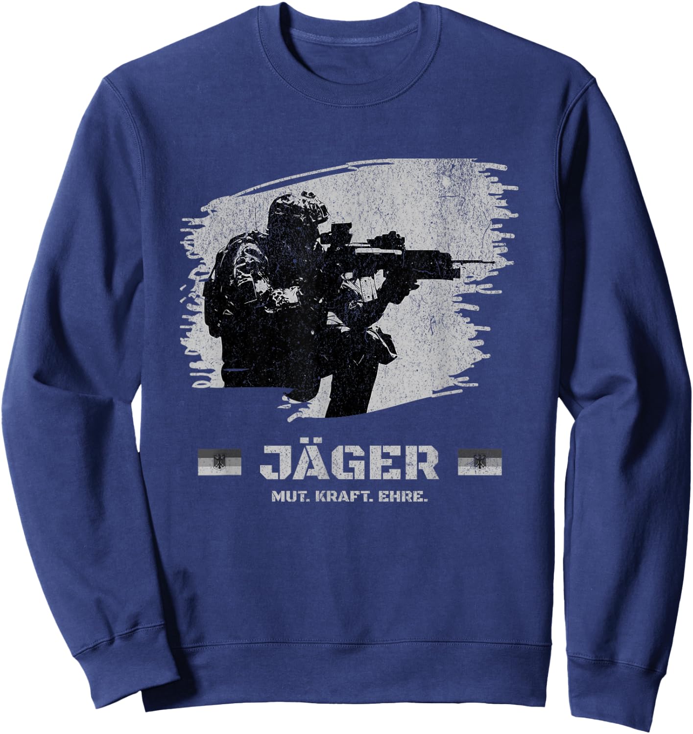 German Army Infantry Hunter Military Soldier Pride Sweatshirt - Sweatshirt | Navy