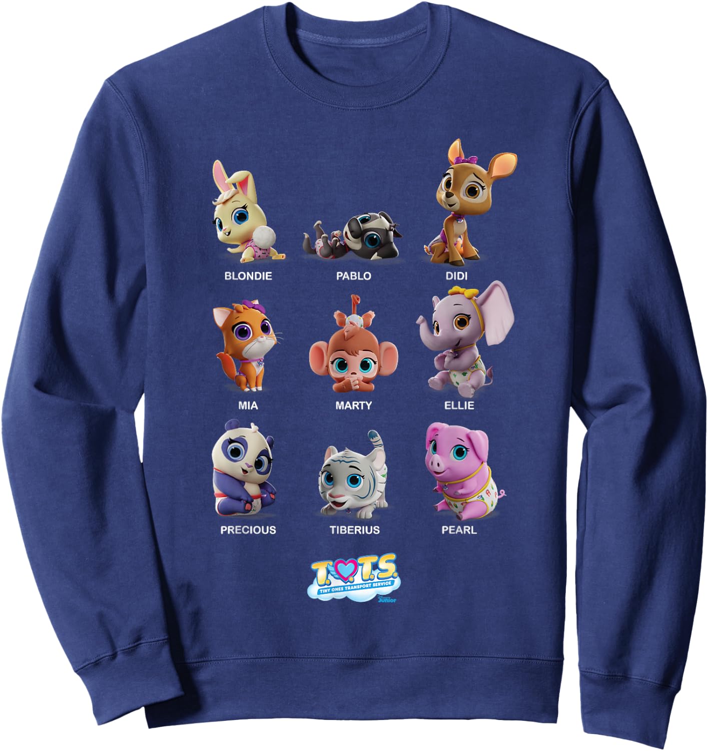 Disney Junior T.O.T.S. Characters Sweatshirt - Sweatshirt | Navy