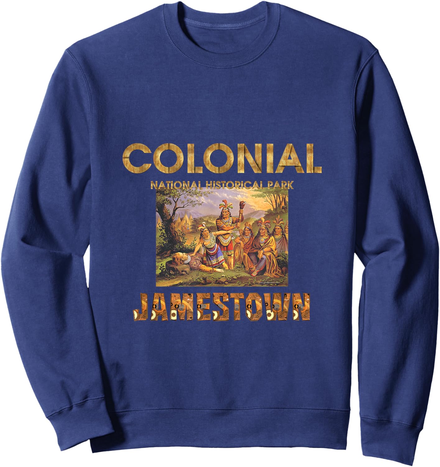 Teepossible Jamestown Sweatshirt - Sweatshirt | Navy