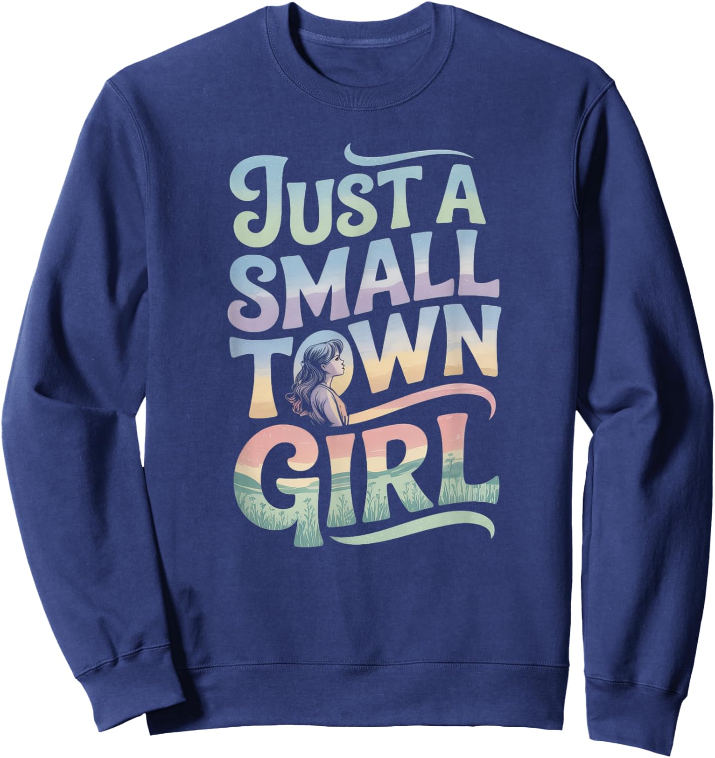 Do Not Stop Believing Sweatshirt - Sweatshirt | Navy
