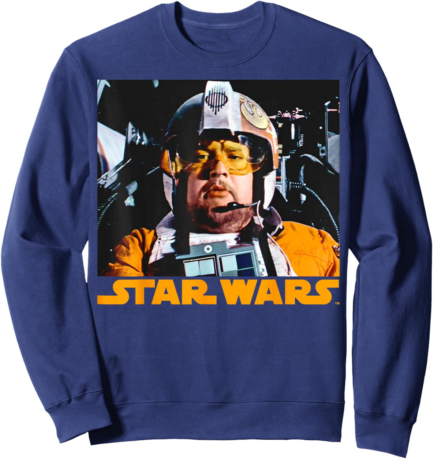 Star Wars Jek Tono Porkins Red Squadron X-Wing Pilot Sweatshirt - Sweatshirt | Navy
