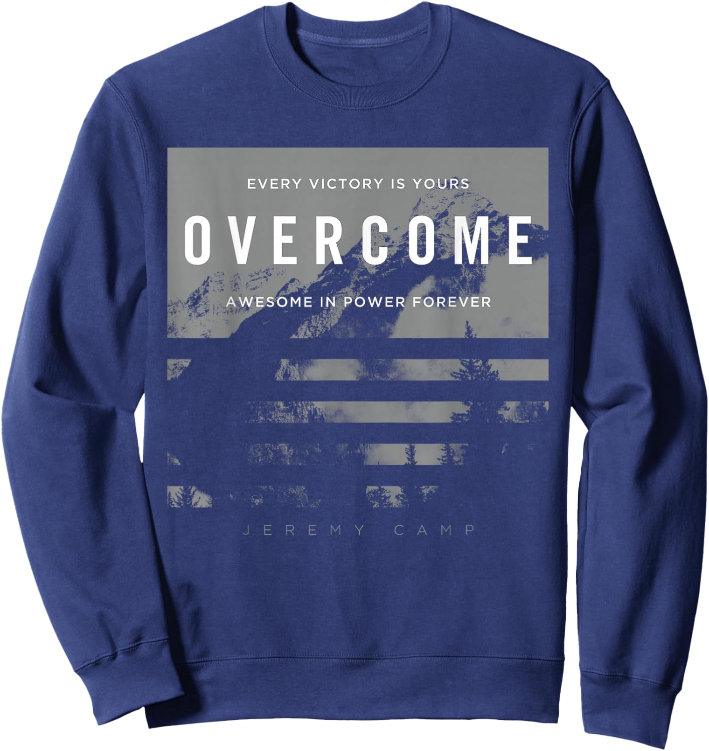 Jeremy Camp - Overcome Sweatshirt - Sweatshirt | Navy