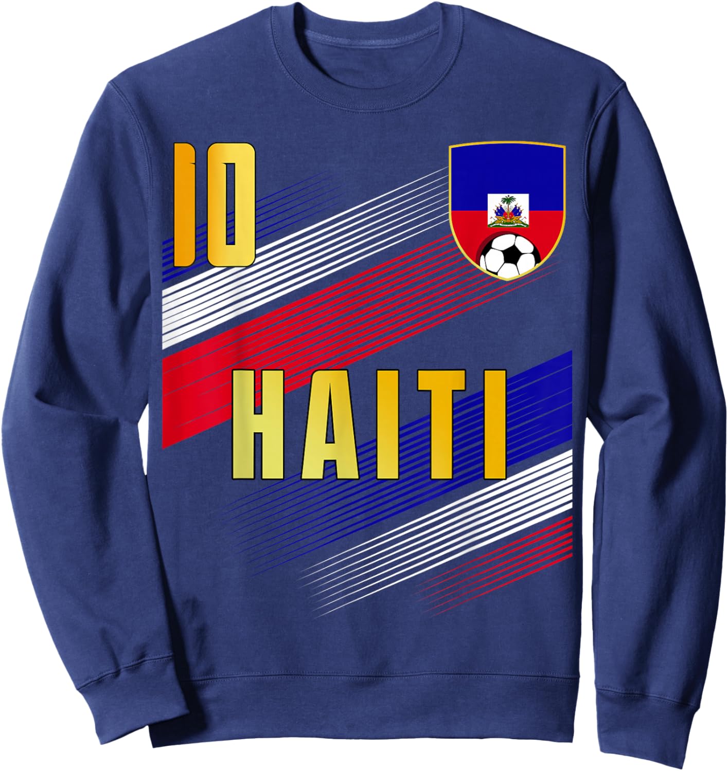 Haiti Flag Haitian Pride Lovers Sweatshirt - Sweatshirt | Navy