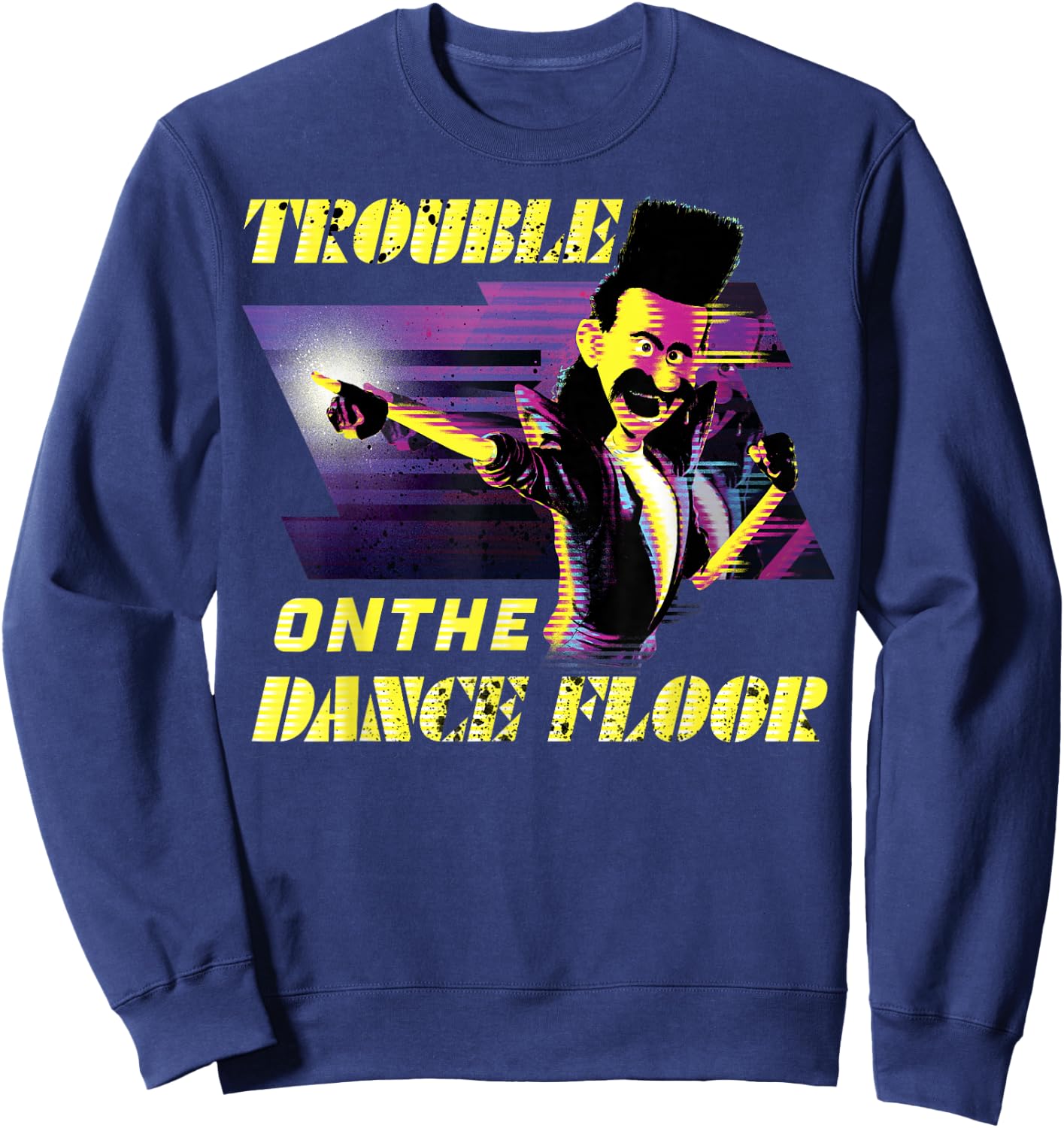 Despicable Me Minions Bratt Dance Trouble Graphic Sweatshirt - Sweatshirt | Navy