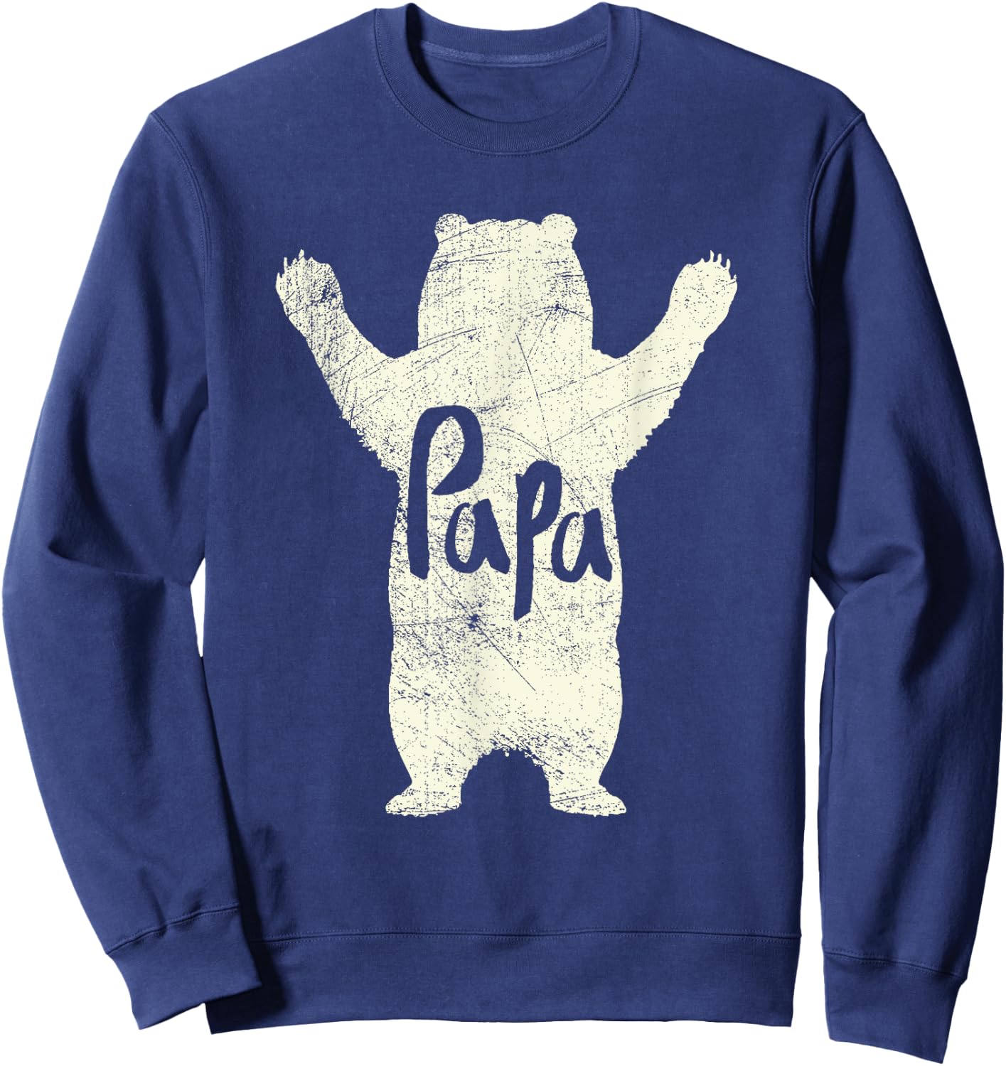 Big Papa Bear Hug T Shirt Sweatshirt - Sweatshirt | Navy