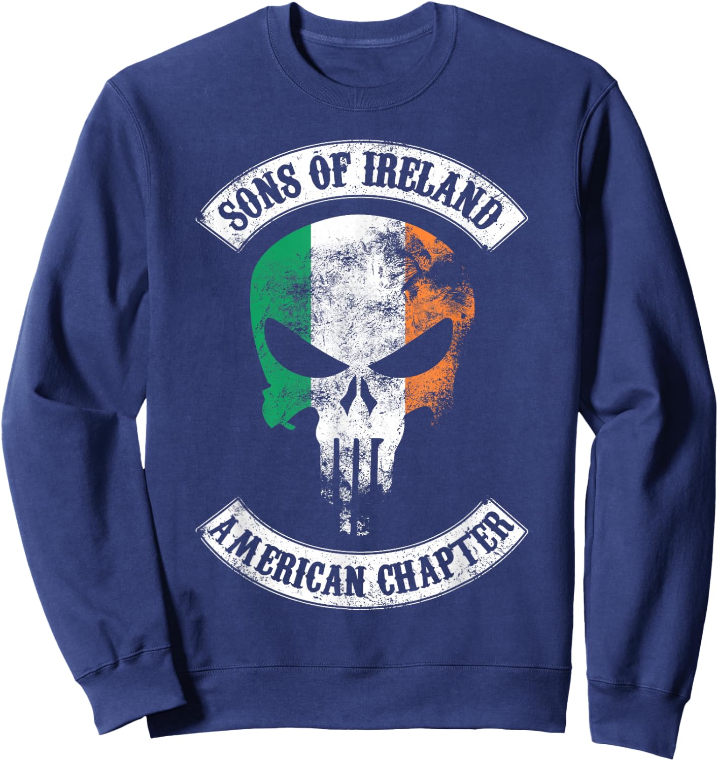 Irish Pride Apparel - Sons of Ireland - American Chapter Sweatshirt - Sweatshirt | Navy