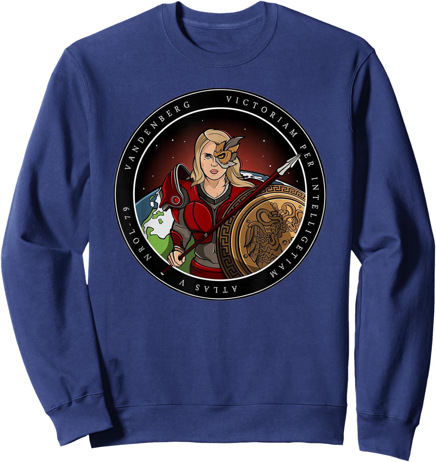 United States National Reconnaissance Office Logo NROL-79 Sweatshirt - Sweatshirt | Navy