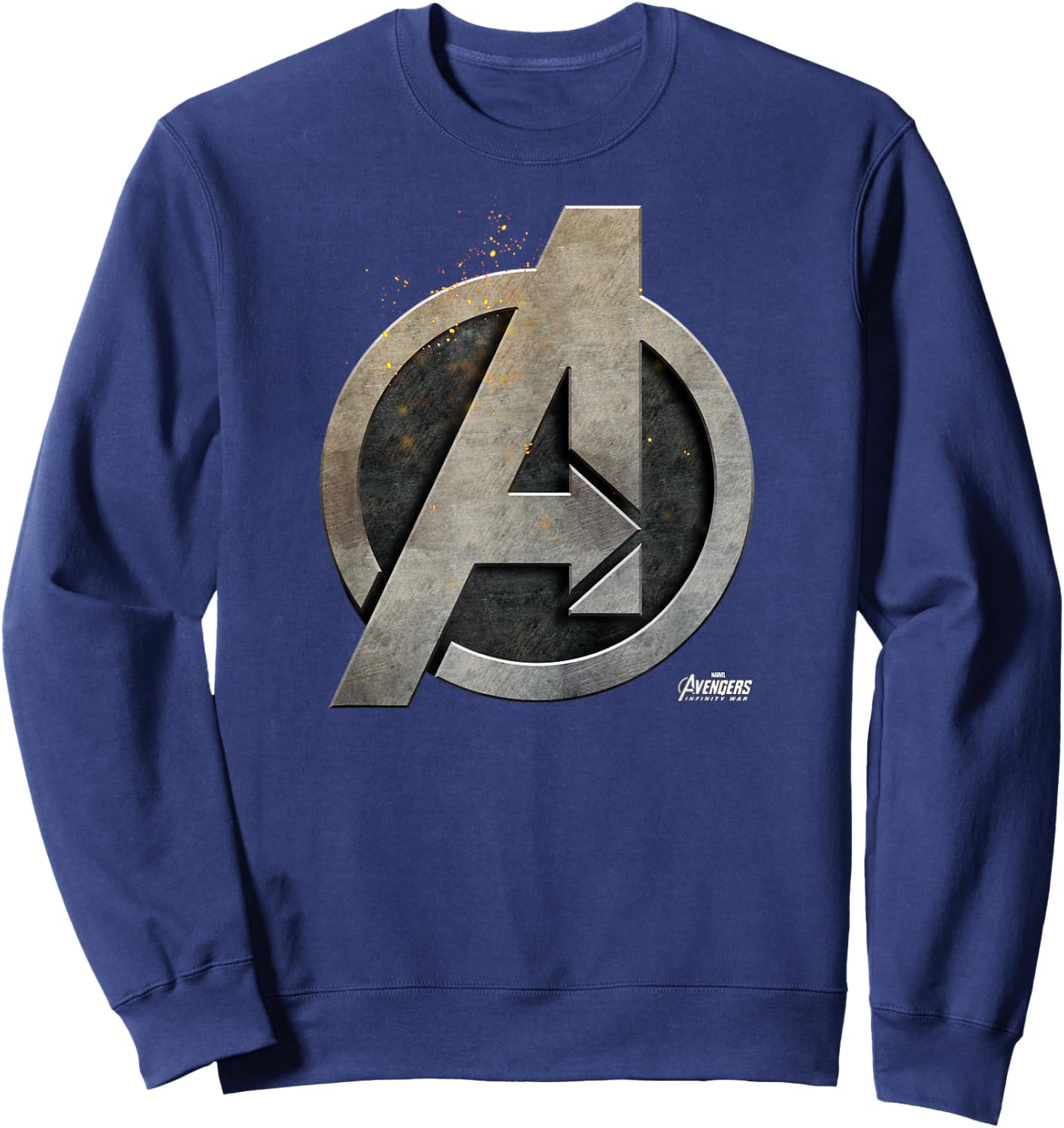 Marvel Avengers Infinity War Steel Symbol Graphic Sweatshirt - Sweatshirt | Navy