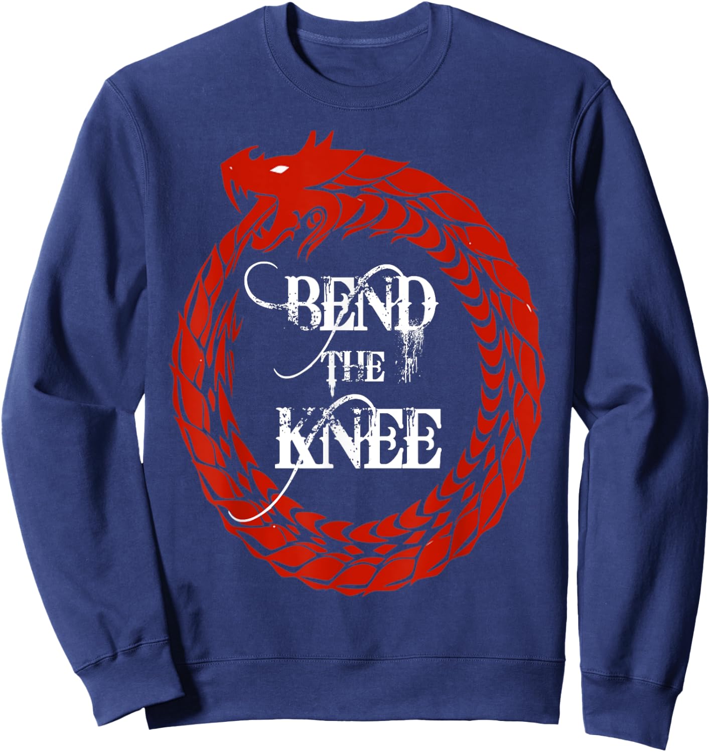 Bend the Knee Dragon Sweatshirt - Sweatshirt | Navy