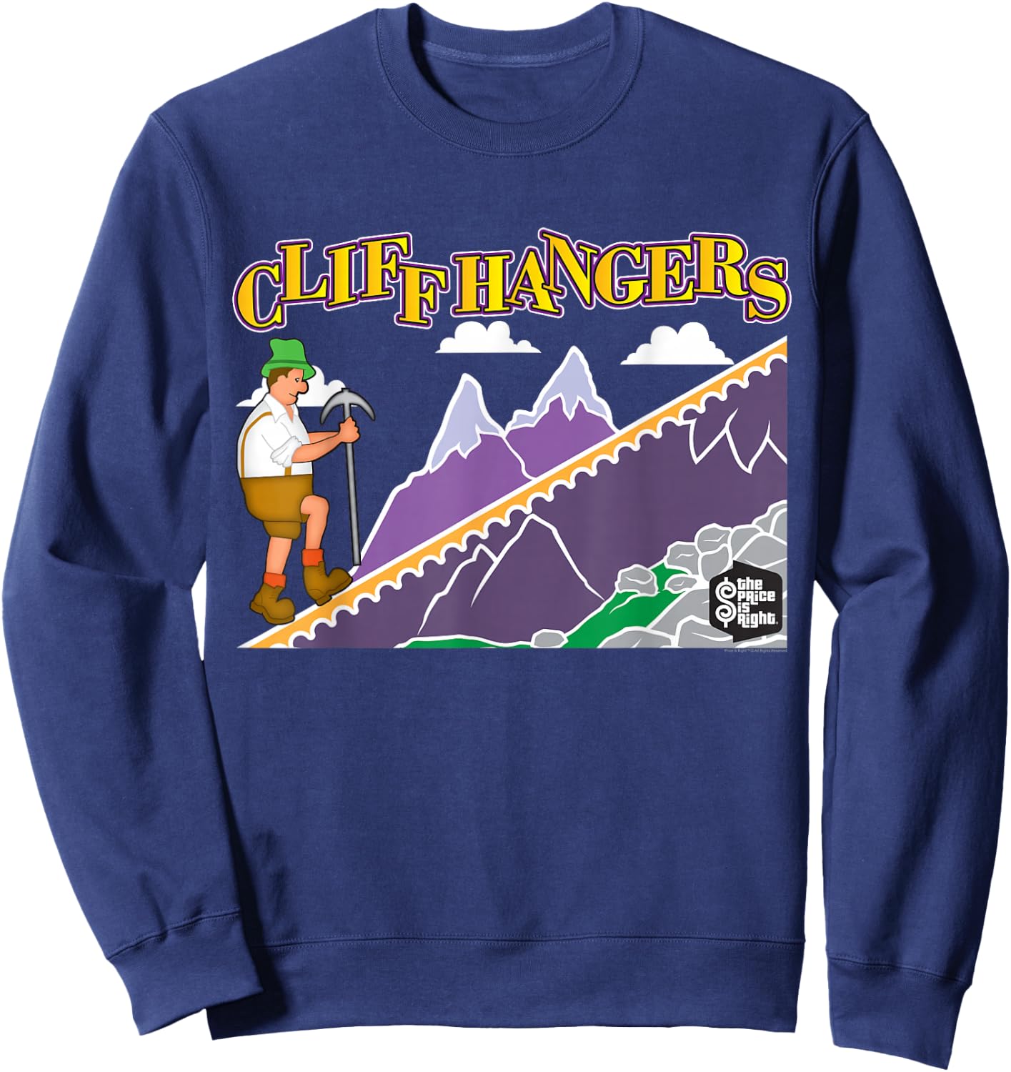 Price is Right Cliff Hangers Sweatshirt - Sweatshirt | Navy