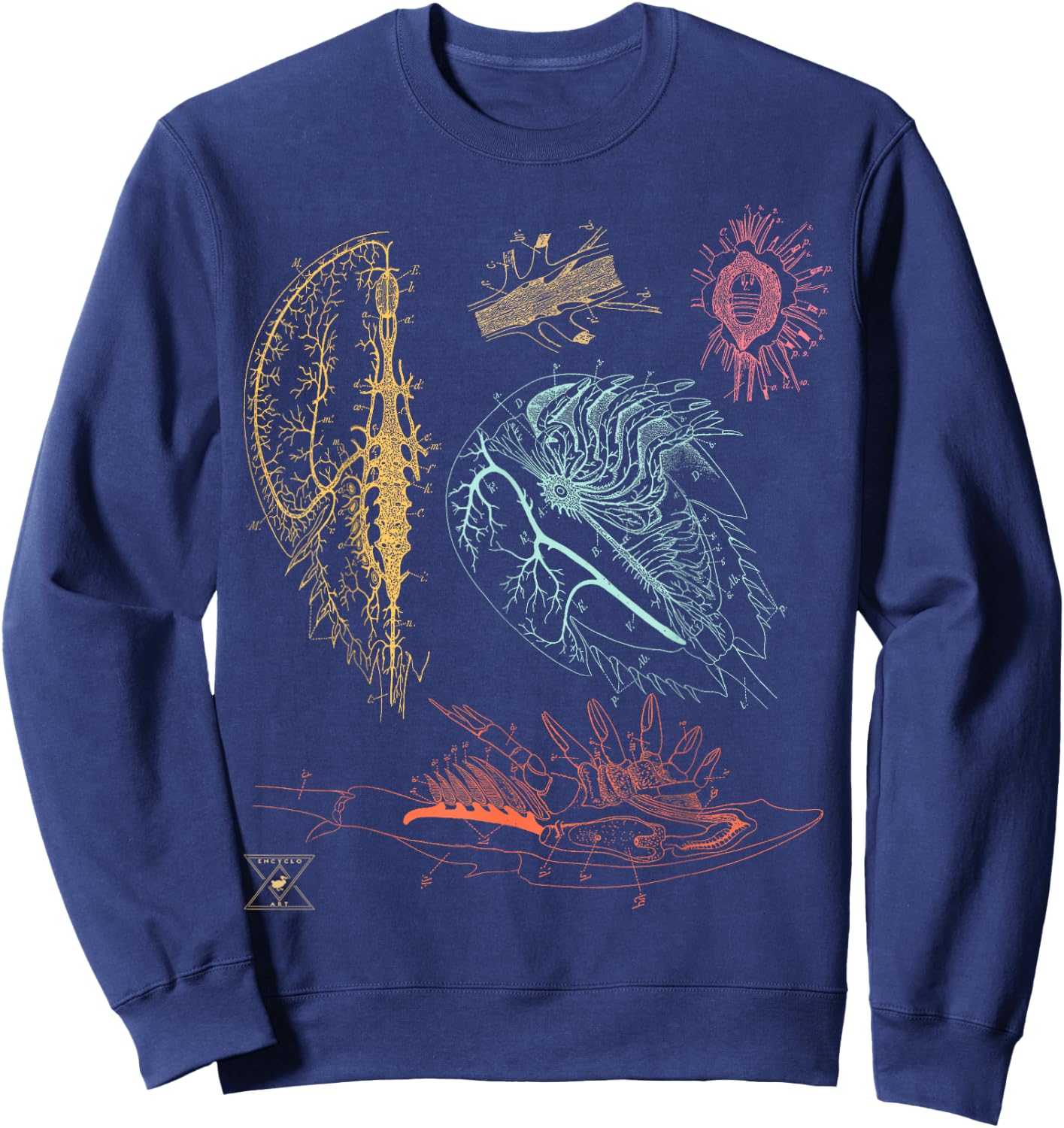 Ocean Sea Animal Horseshoe Crab Shirt Sweatshirt - Sweatshirt | Navy