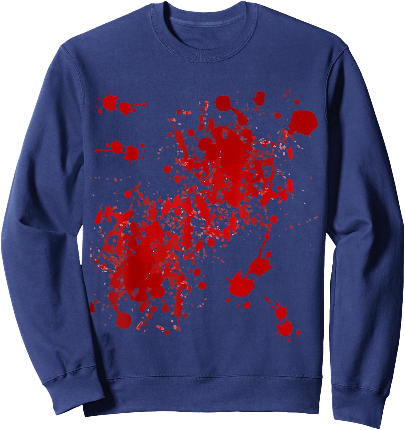 Fake Blood Splatter Sweatshirt - Sweatshirt | Navy