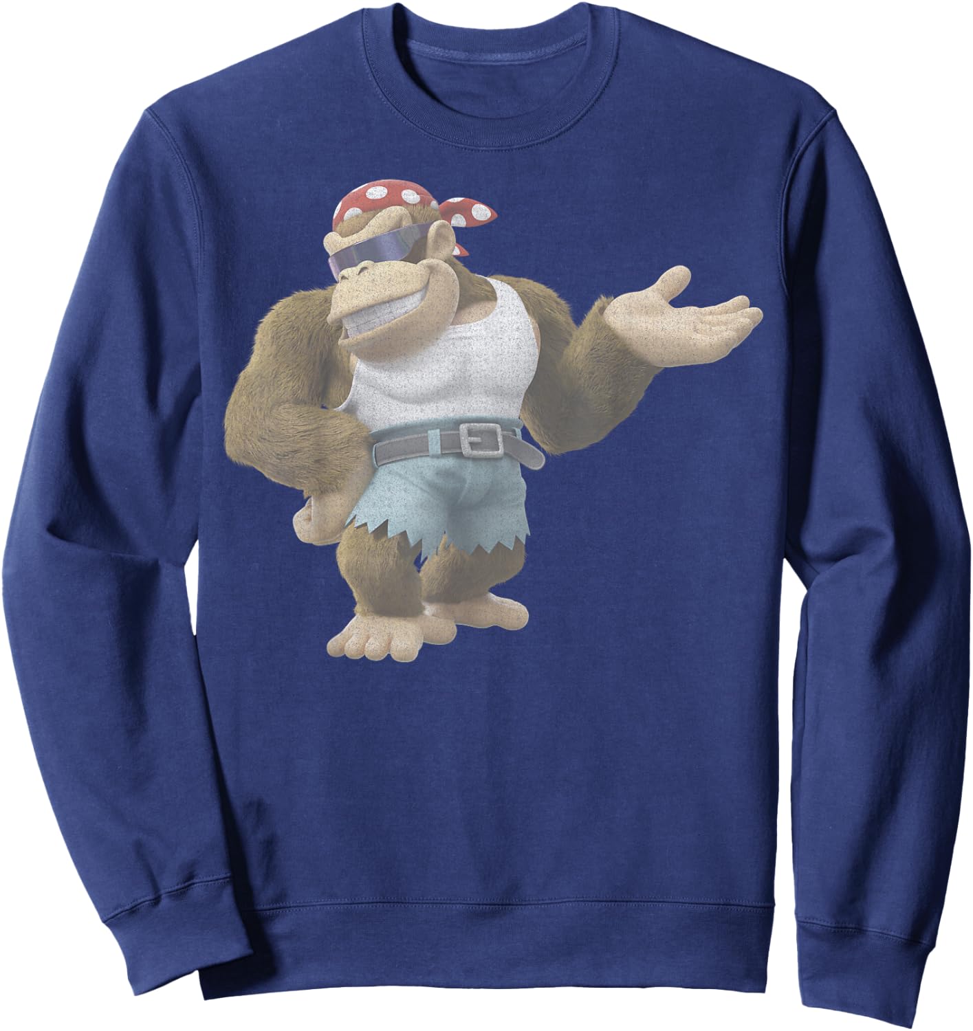 Nintendo Donkey Kong Country Funky Kong Simple Sweatshirt - Sweatshirt | Navy