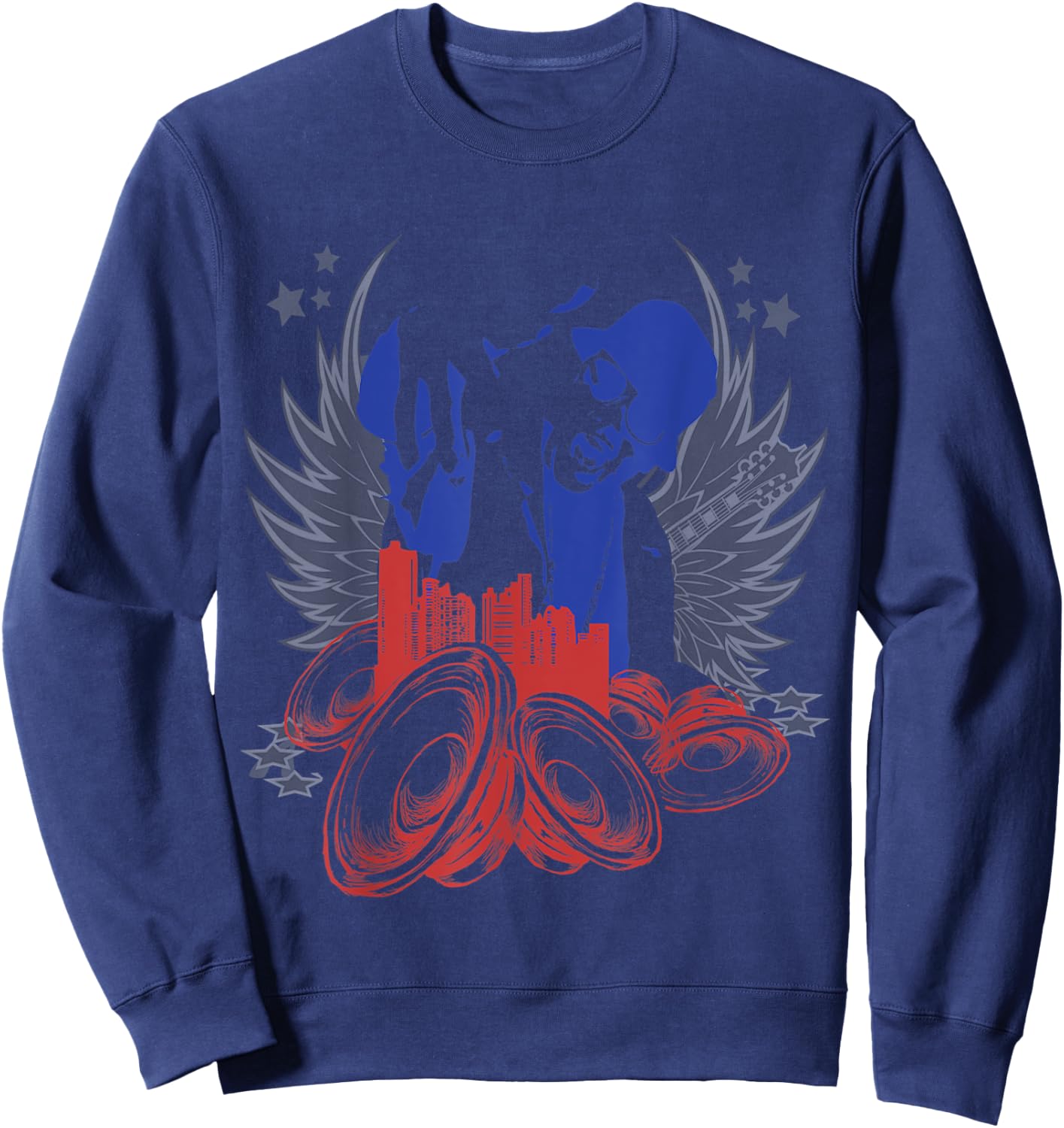 Youth's Rapper Kids Boys & Girls Short Sleeve Cotton T Shirt Sweatshirt - Sweatshirt | Navy