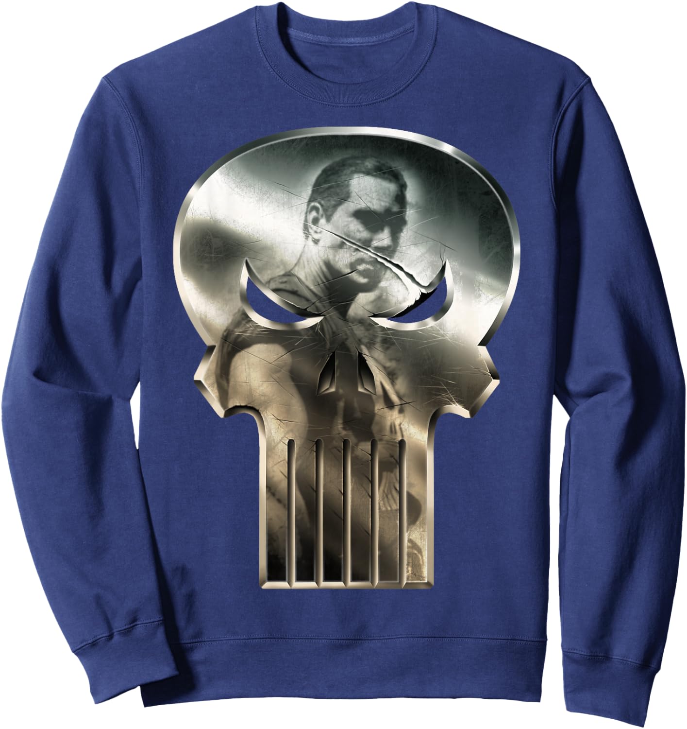Marvel The Punisher Reflection of Anguish Graphic Sweatshirt - Sweatshirt | Navy