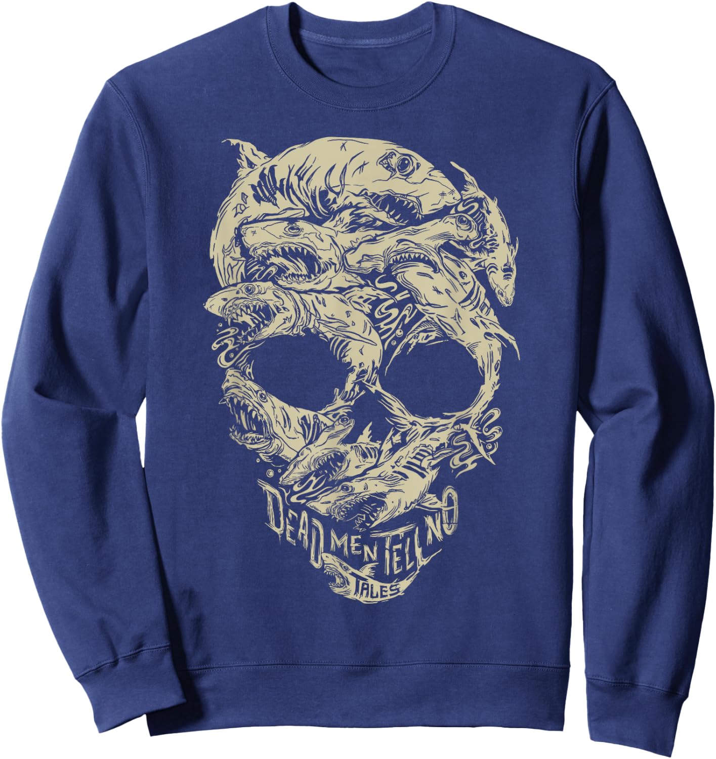Disney Pirates Shark Skull Sweatshirt - Sweatshirt | Navy