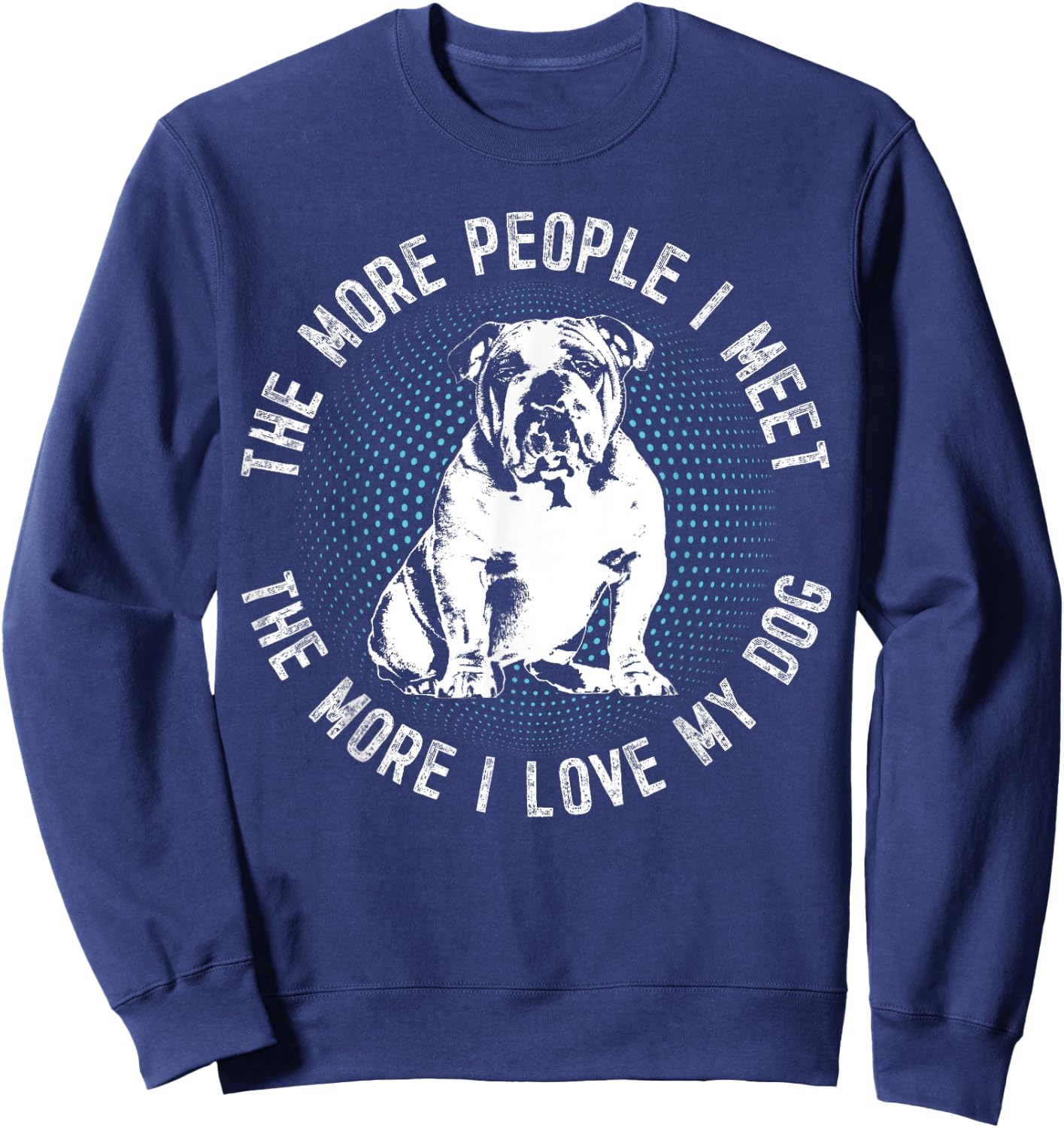 99 Gifts English Bulldog British Bulldog -Adults Sweatshirt - Sweatshirt | Navy