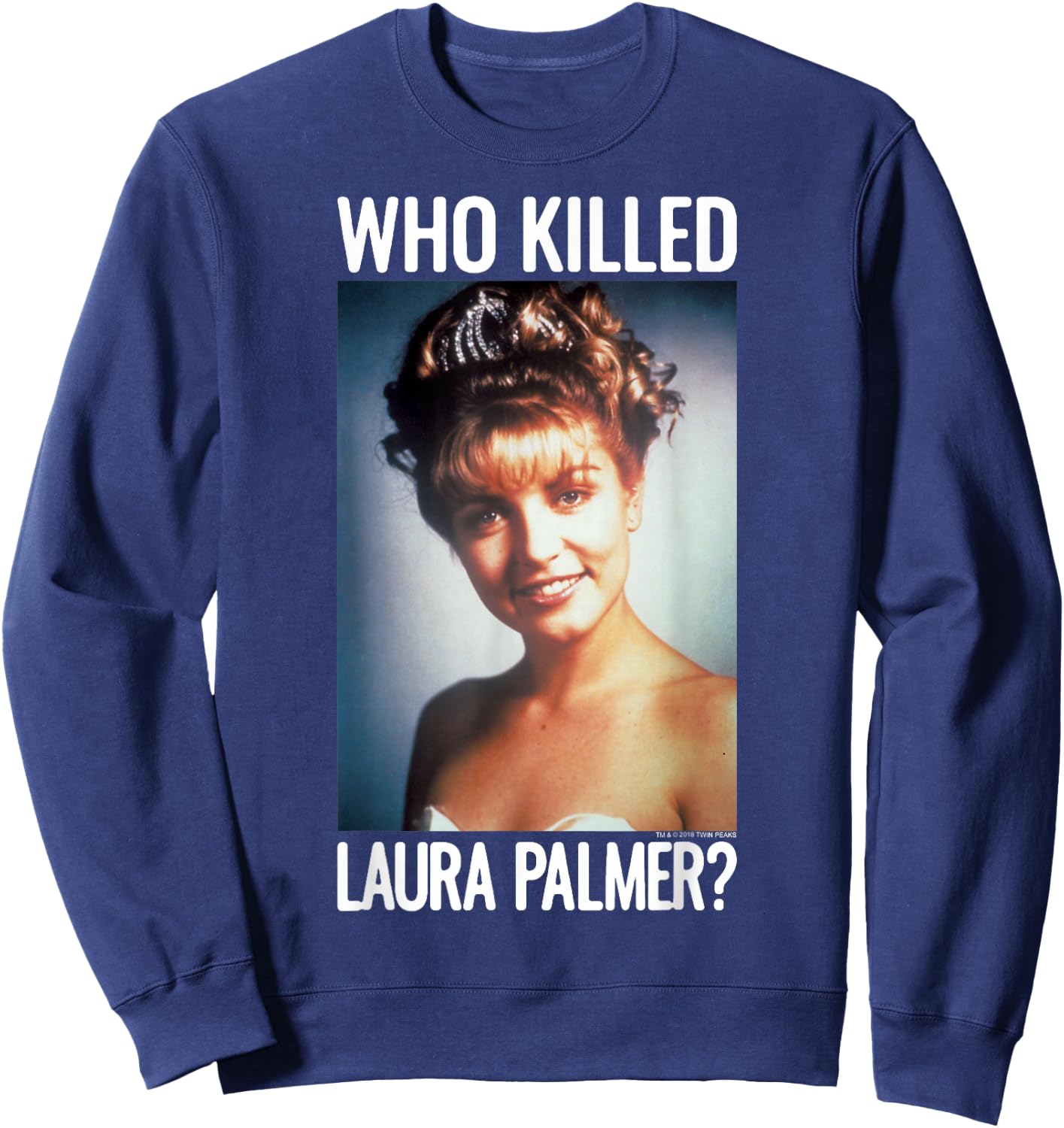 Twin Peaks Who Killed Laura Palmer The Photo Graphic Sweatshirt - Sweatshirt | Navy