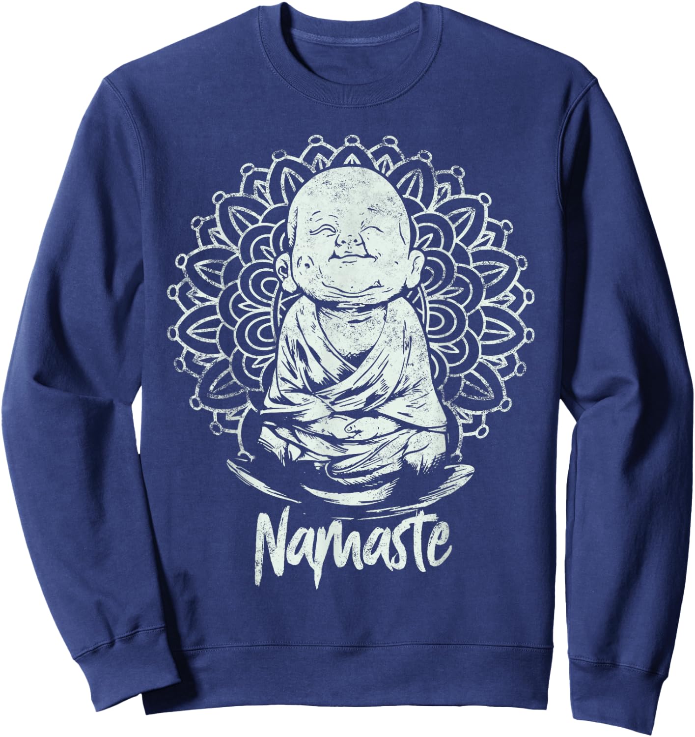 BUDDHA YOGA YOGA namaste Gift & women Sweatshirt - Sweatshirt | Navy