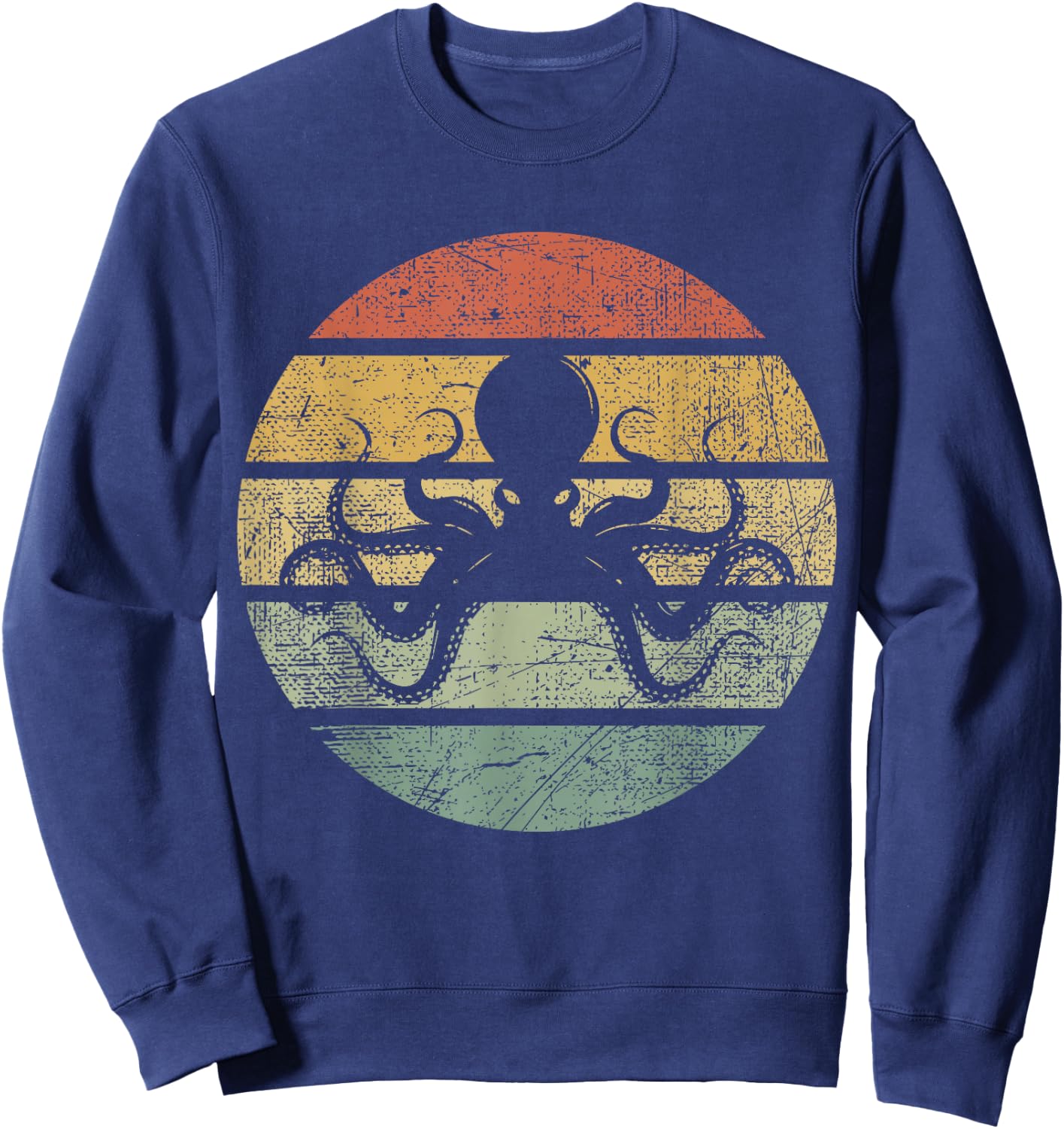 Octopus Kraken Ocean I Cephalopod Sea Creatures Sweatshirt - Sweatshirt | Navy