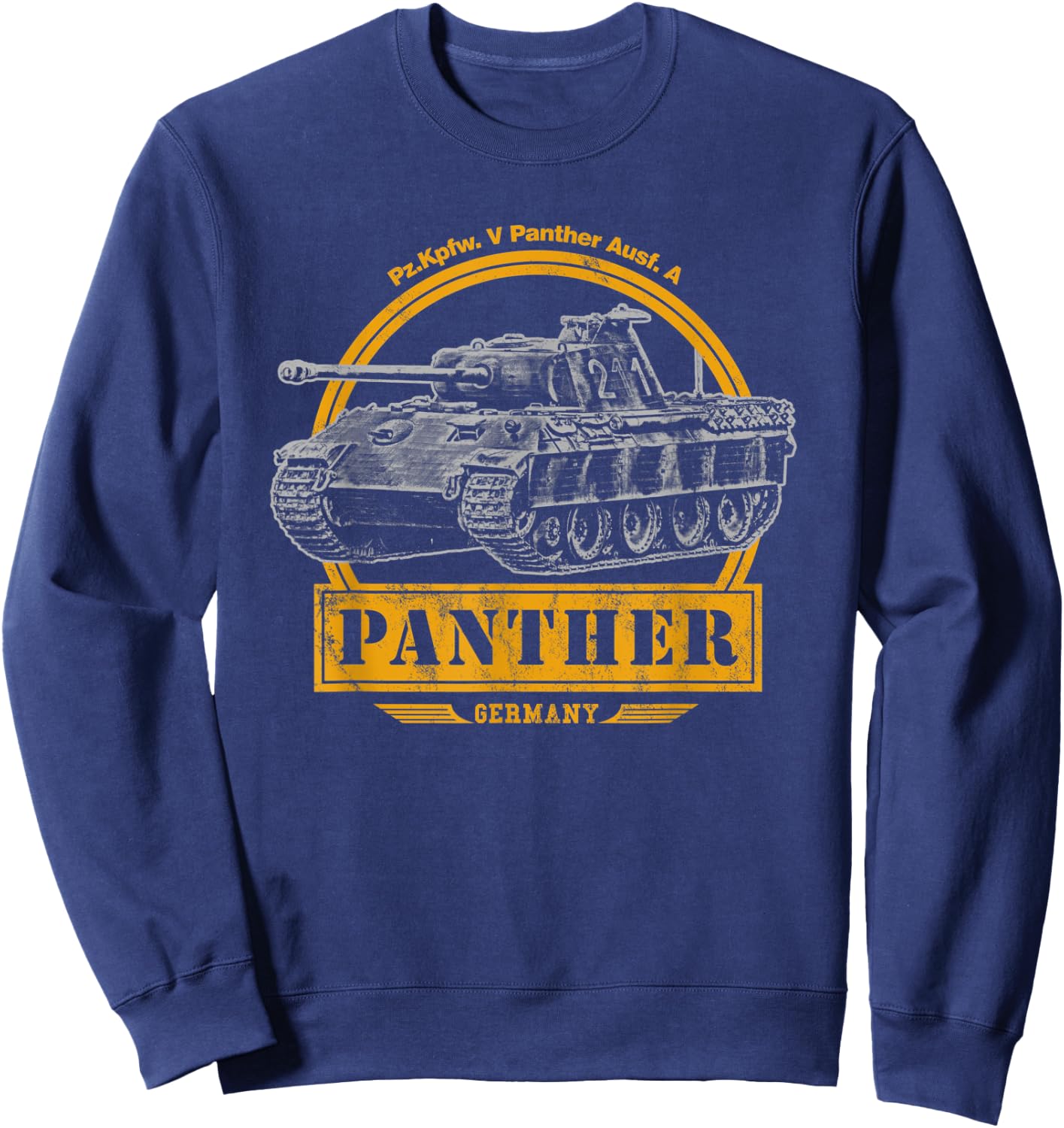 Panther Tank - Panzer V Panther Sweatshirt - Sweatshirt | Navy