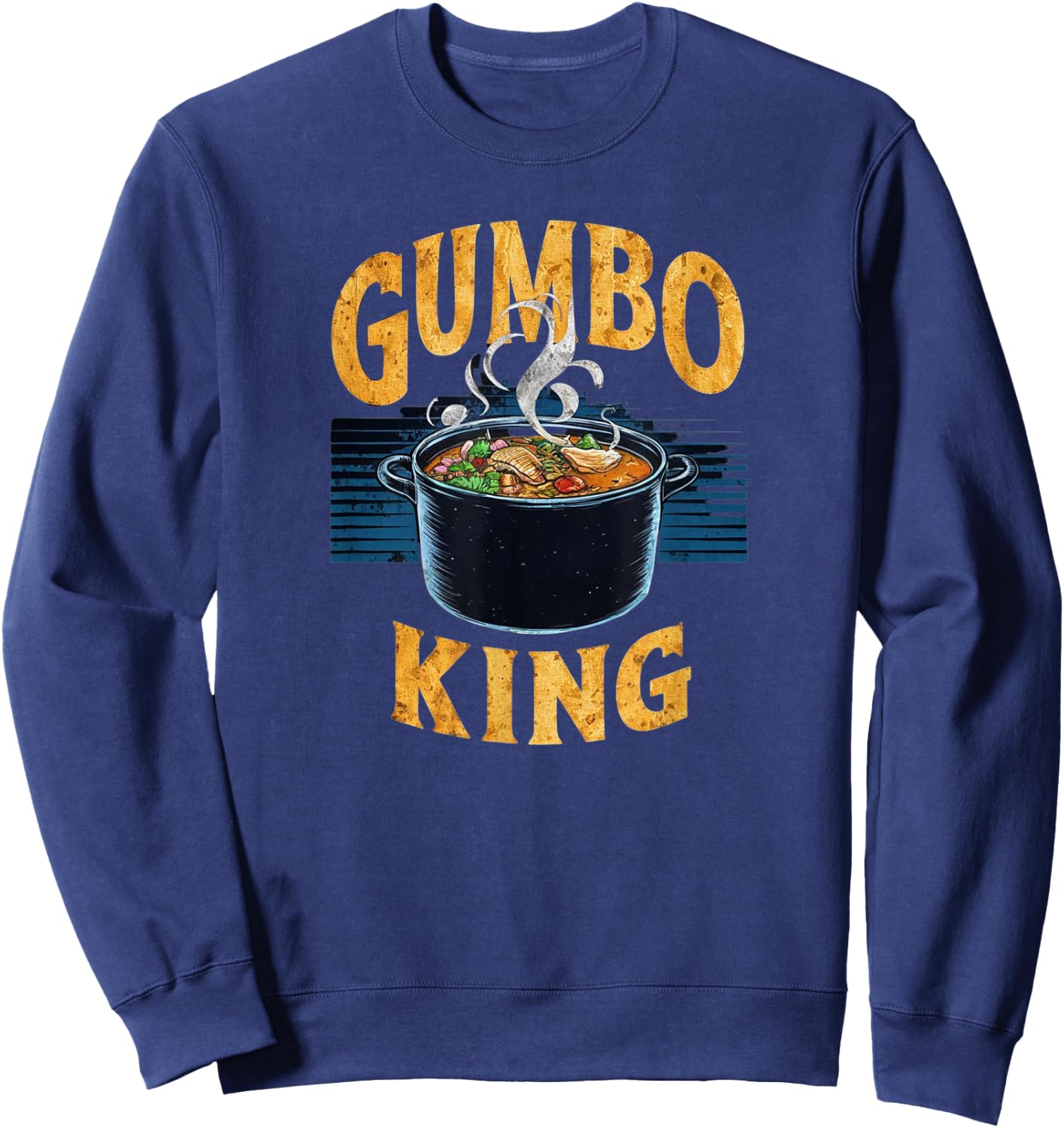 Gumbo King Sweatshirt - Sweatshirt | Navy