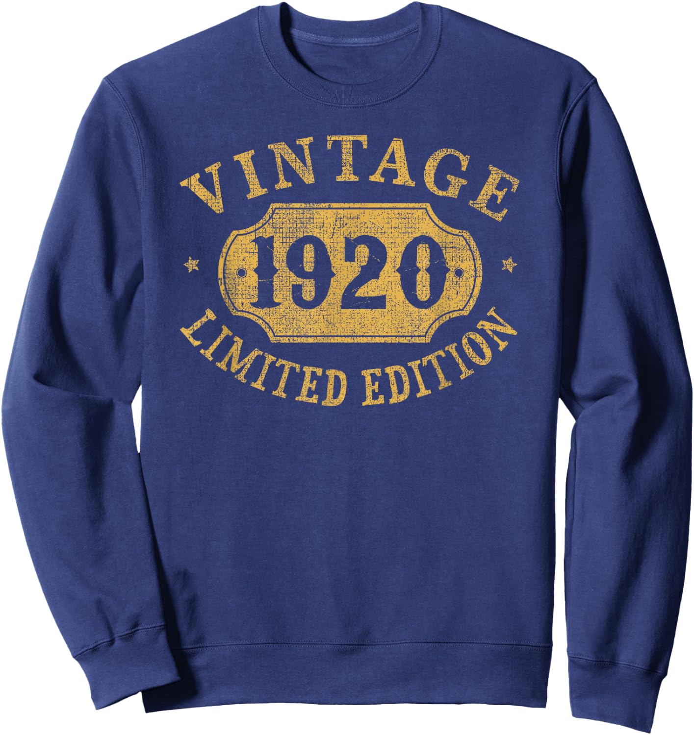 105th Birthday Women 105 Year Men Funny 1920 105 Year Old Sweatshirt - Sweatshirt | Navy