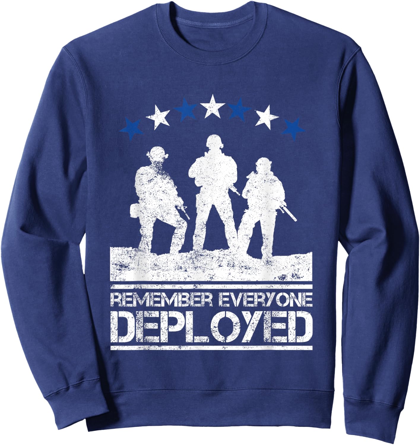 Red Friday Military Shirt Remember Everyone Deployed Shirt Sweatshirt - Sweatshirt | Navy