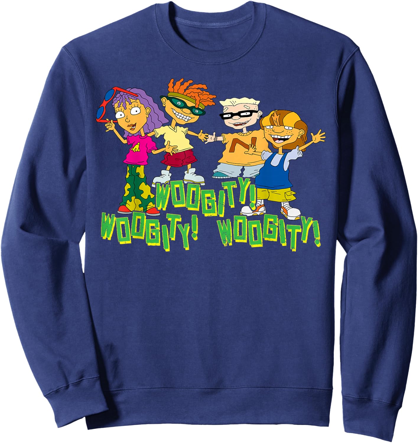 Nickelodeon Rocket Power Character Group Woogity Sweatshirt - Sweatshirt | Navy