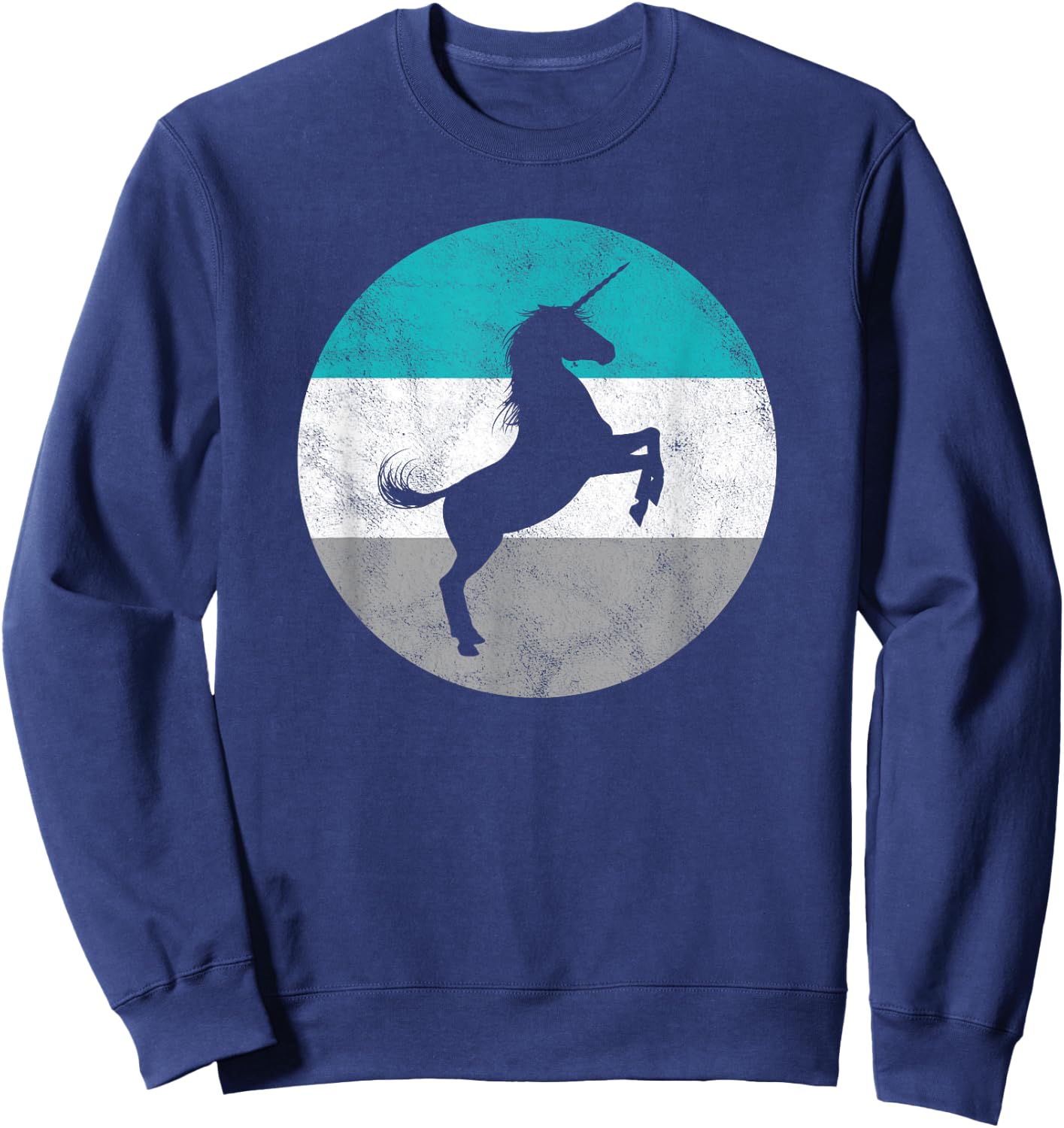 Unicorn Gift Shirt Women Boys & Girls Sweatshirt - Sweatshirt | Navy