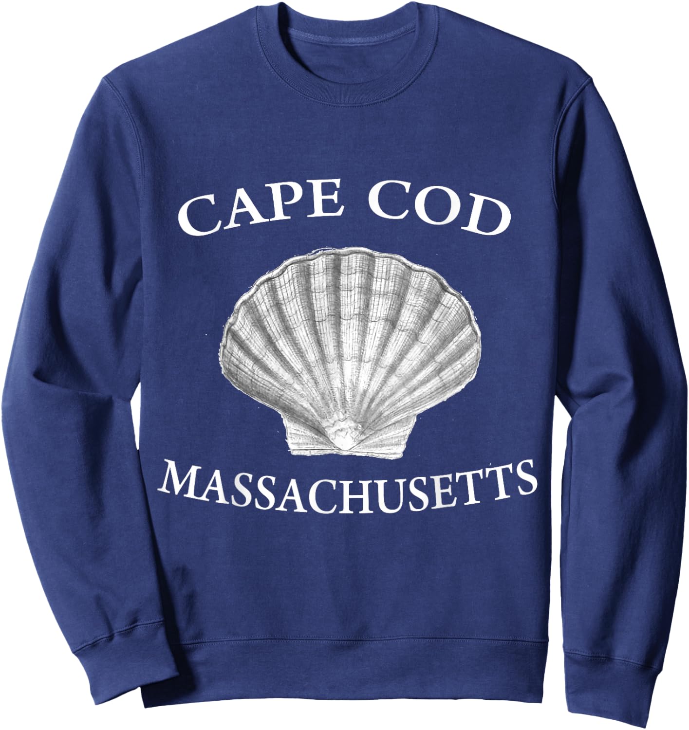 Cape Cod Seashell T Shirt Sweatshirt - Sweatshirt | Navy