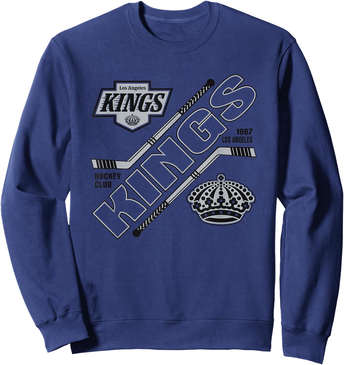 Los Angeles Kings Force White Officially Licensed Sweatshirt - Sweatshirt | Navy