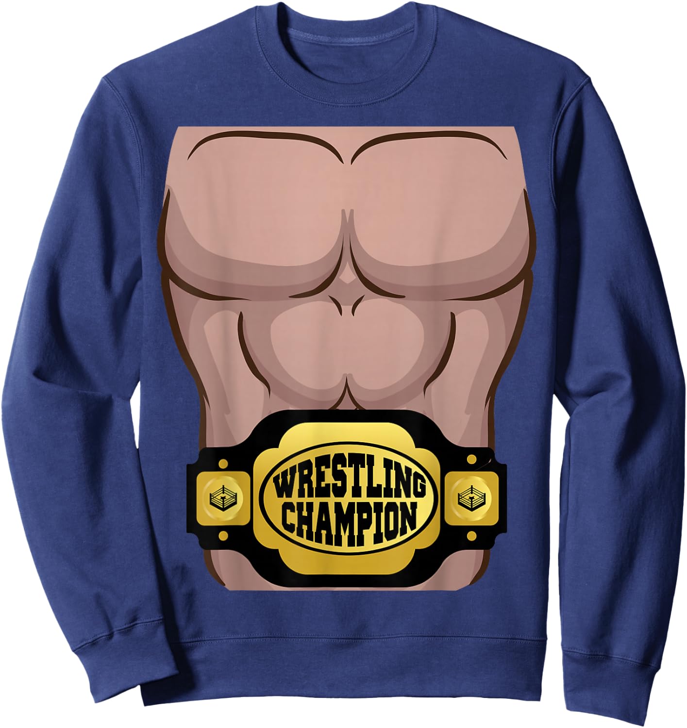 Champion Belt Wrestler Costume Halloween Shirt Kids Adult Sweatshirt - Sweatshirt | Navy