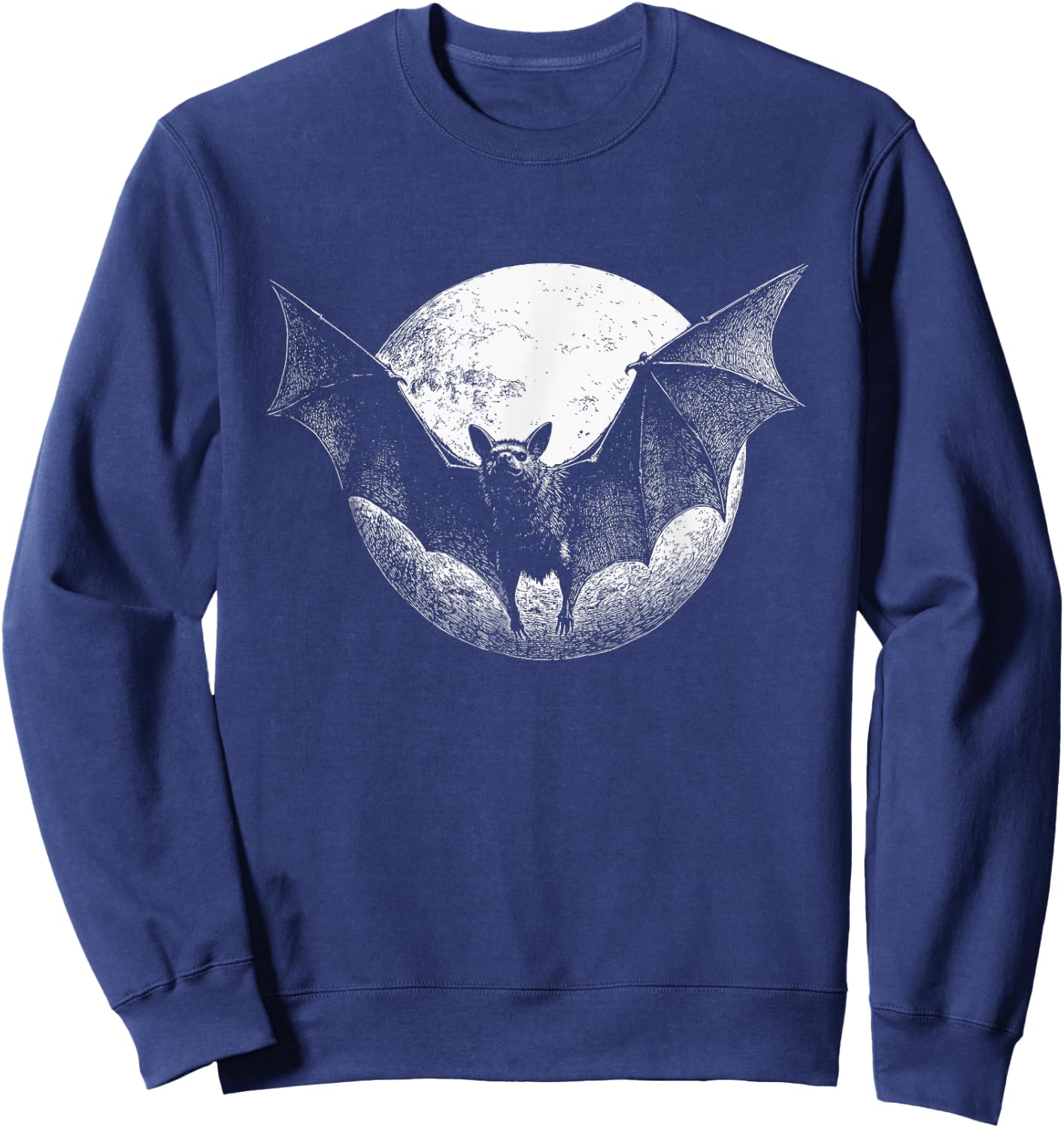 Gothic Bat Sweatshirt - Sweatshirt | Navy