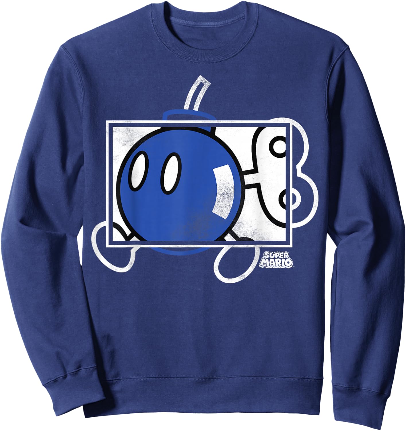 Nintendo Super Mario Bob-Omb X-Ray Graphic Sweatshirt - Sweatshirt | Navy