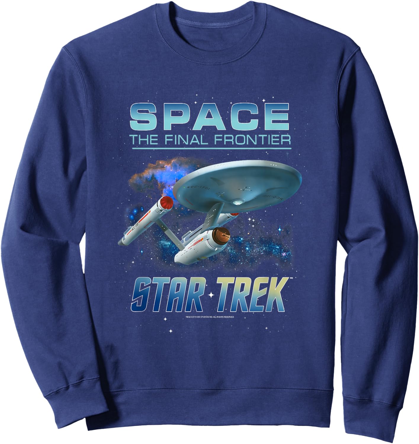 Star Trek Original Series The NCC-1701 Intro Sweatshirt - Sweatshirt | Navy