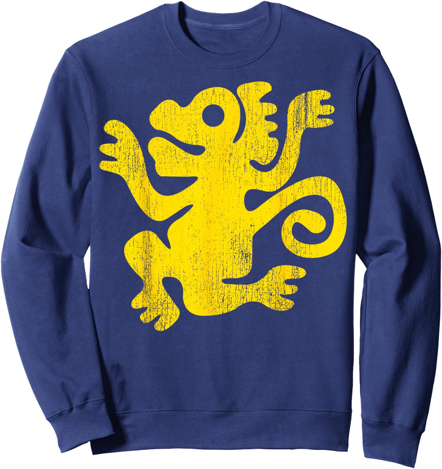 Legends of The Hidden Temple Green Monkey Graphic Sweatshirt - Sweatshirt | Navy