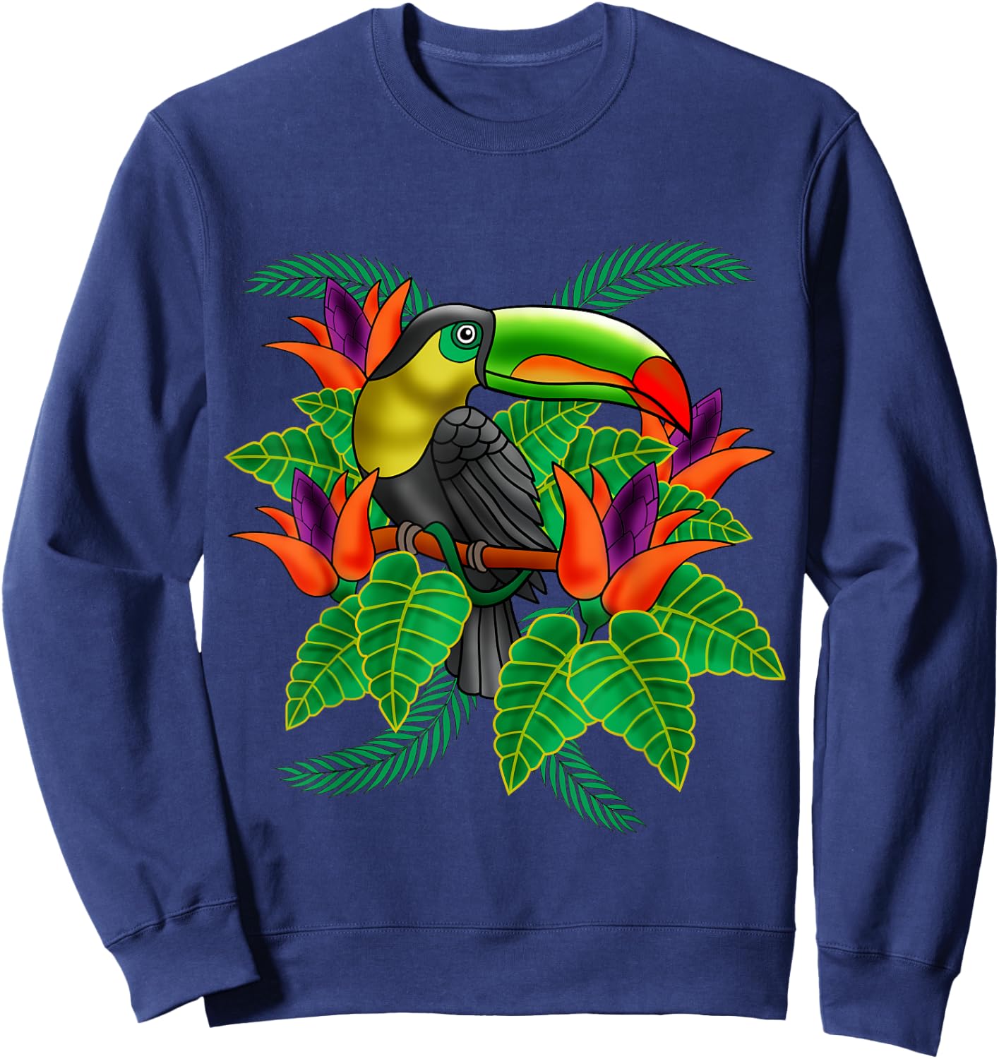 Toucan Tucan Funny Tropical Bird Cool Animal Gift Sweatshirt - Sweatshirt | Navy