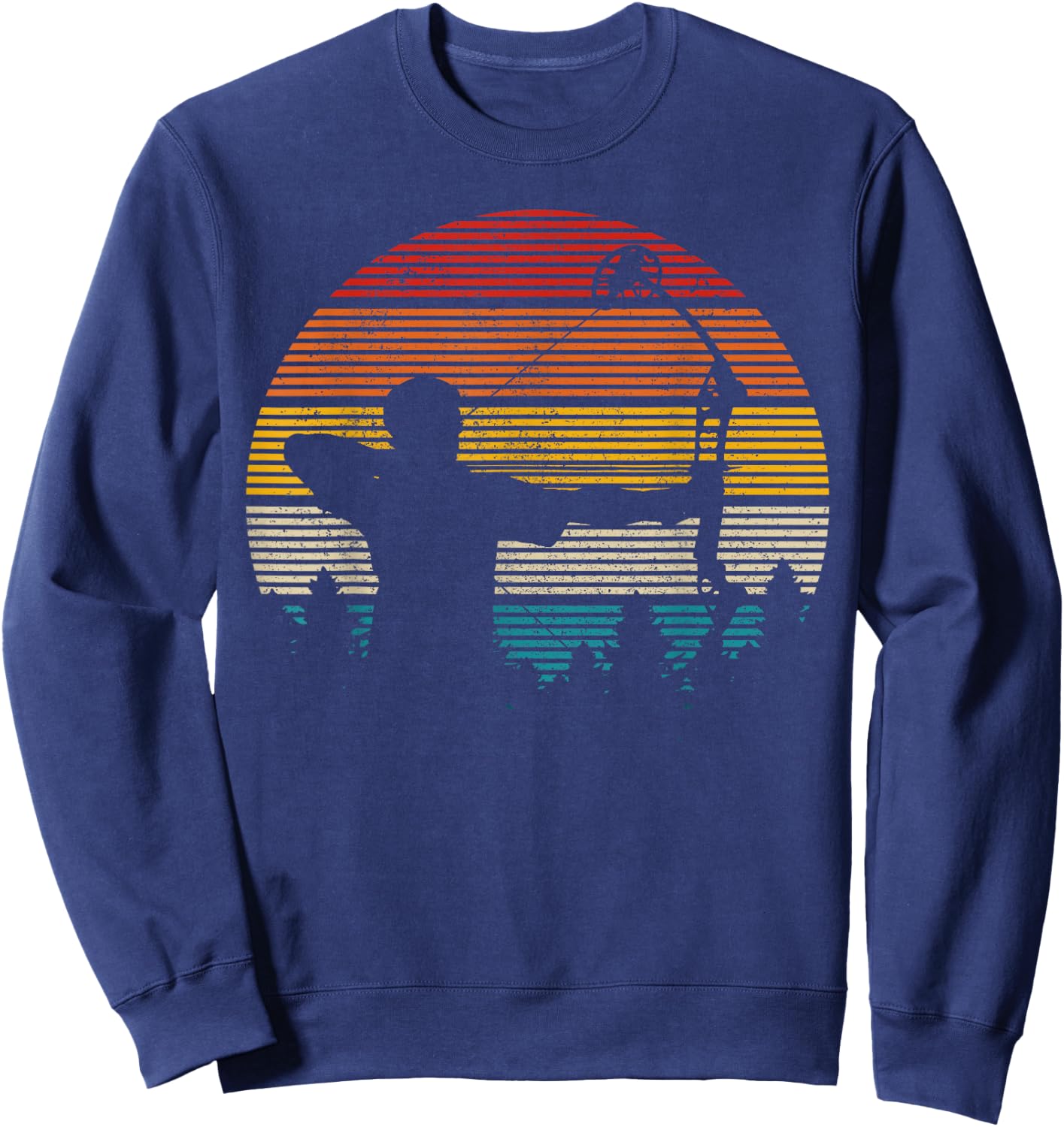 Bow Hunter Gift Bow Hunting Vintage Archery Archer Gift Sweatshirt - Sweatshirt | Navy