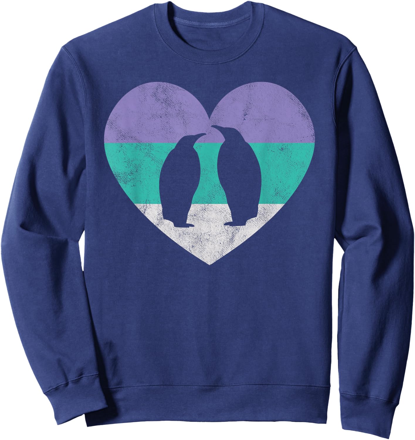 Cute Couples Gift Shirt & Girls | Penguins Sweatshirt - Sweatshirt | Navy