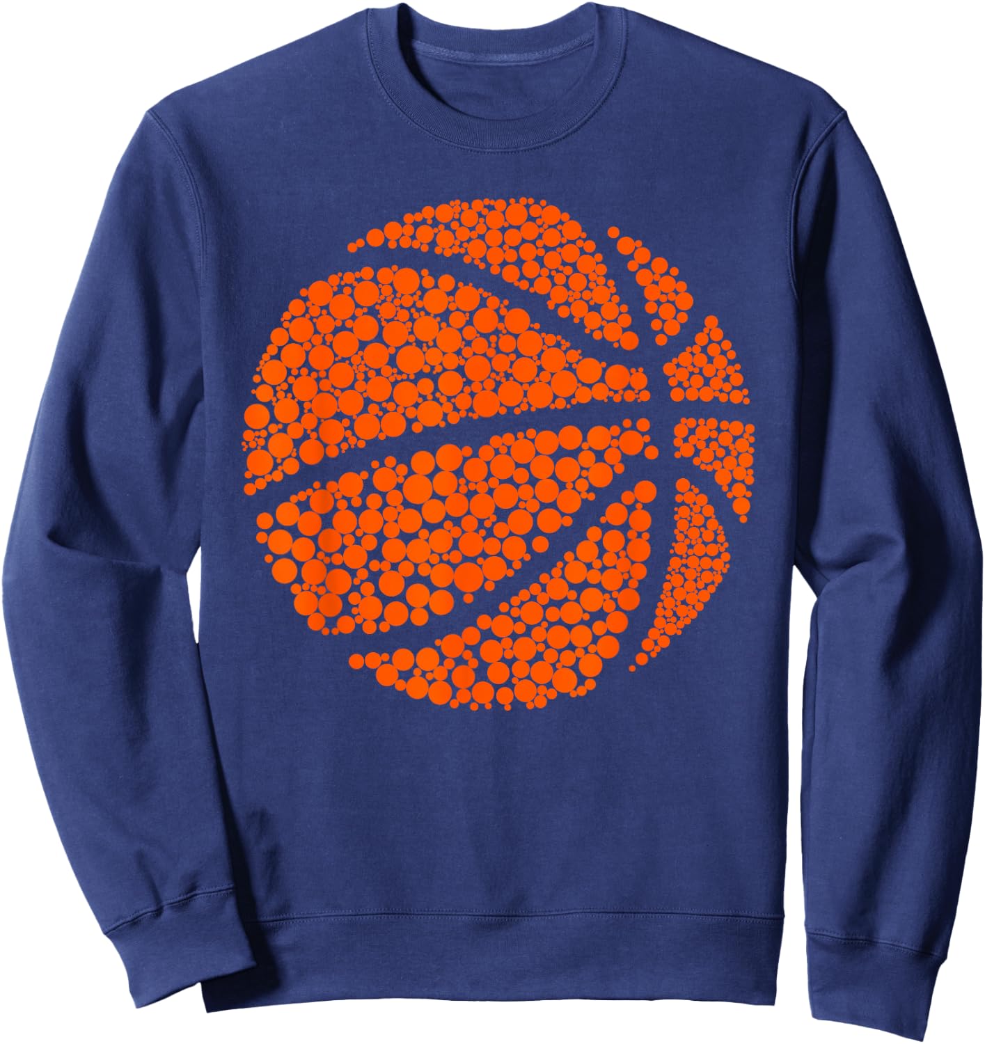 Happy Dot Dotted Day Basketball Lover 2025 September 15th Sweatshirt - Sweatshirt | Navy