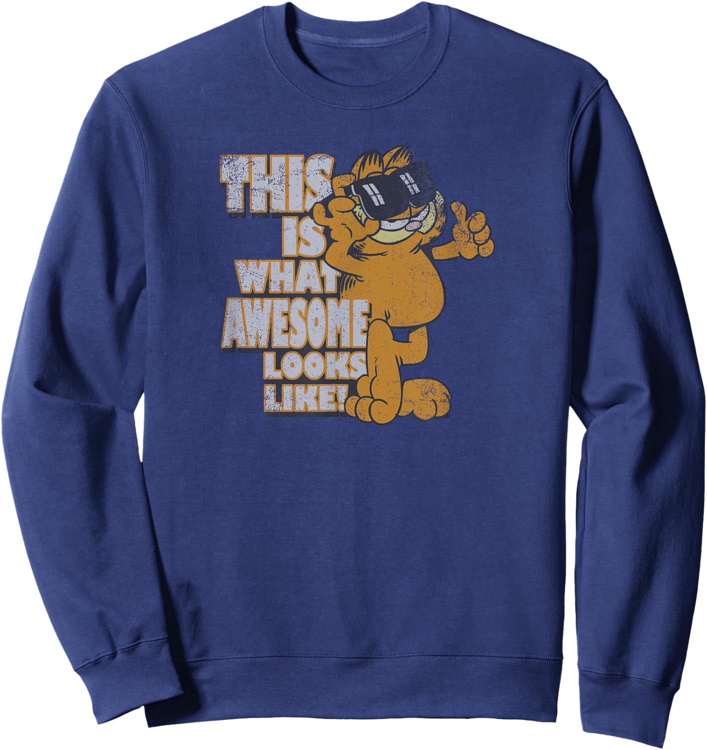 Garfield Awesome Sweatshirt - Sweatshirt | Navy