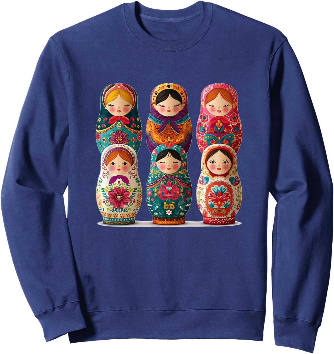 Pretty Matryoshka Doll Costume Sweatshirt - Sweatshirt | Navy